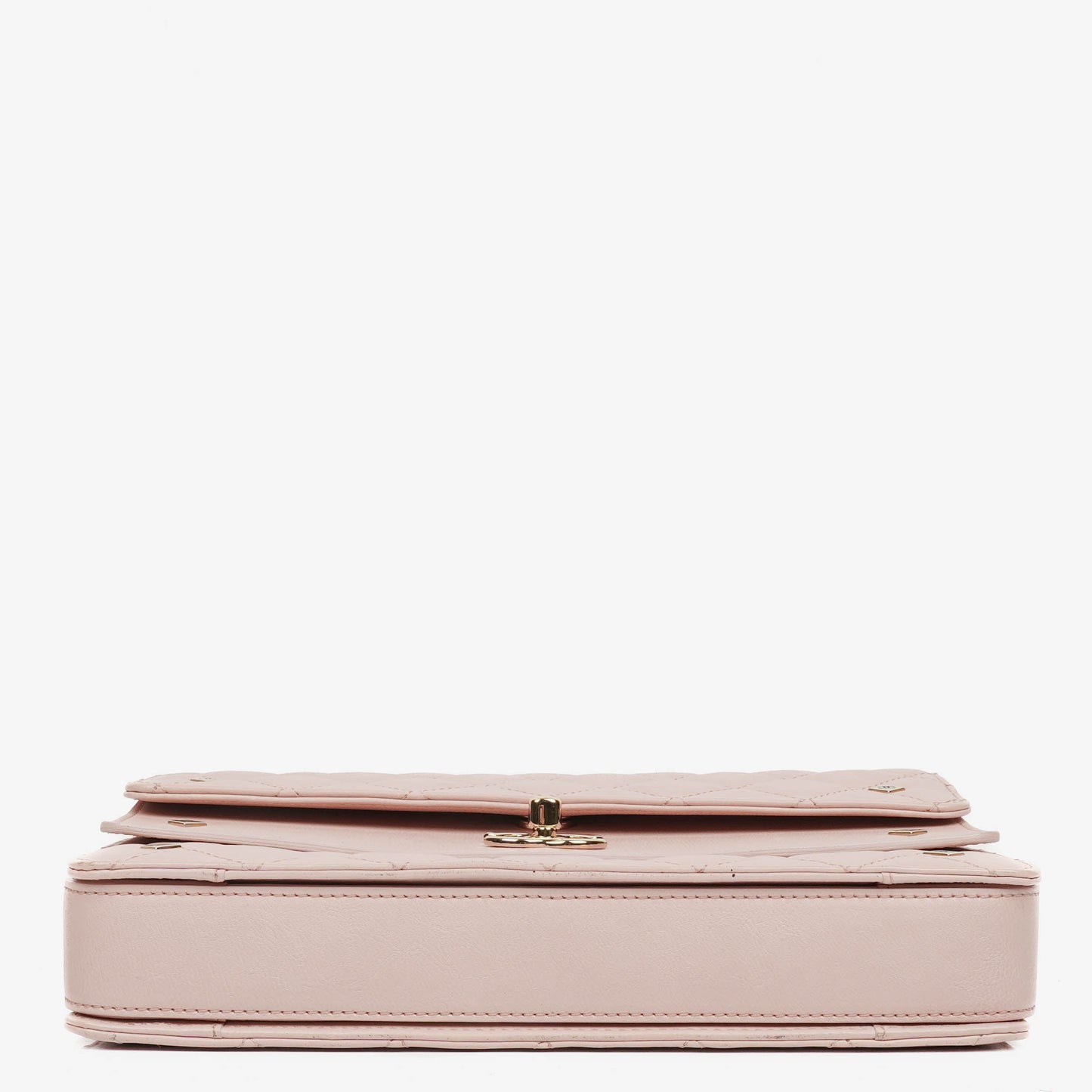 Chanel Light Pink Quilted Lambskin Flap Bag Champaigne Gold - Tone Hardware