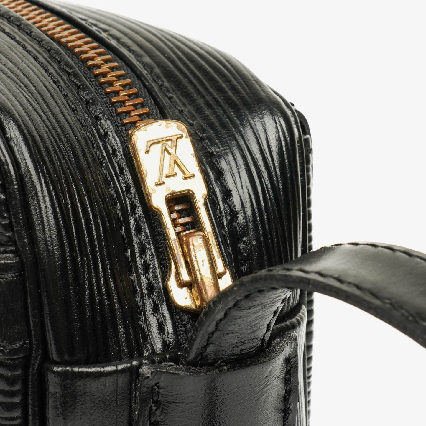 Louis Vuitton Jeune Fille MM Black Epi Leather Crossbody Bag