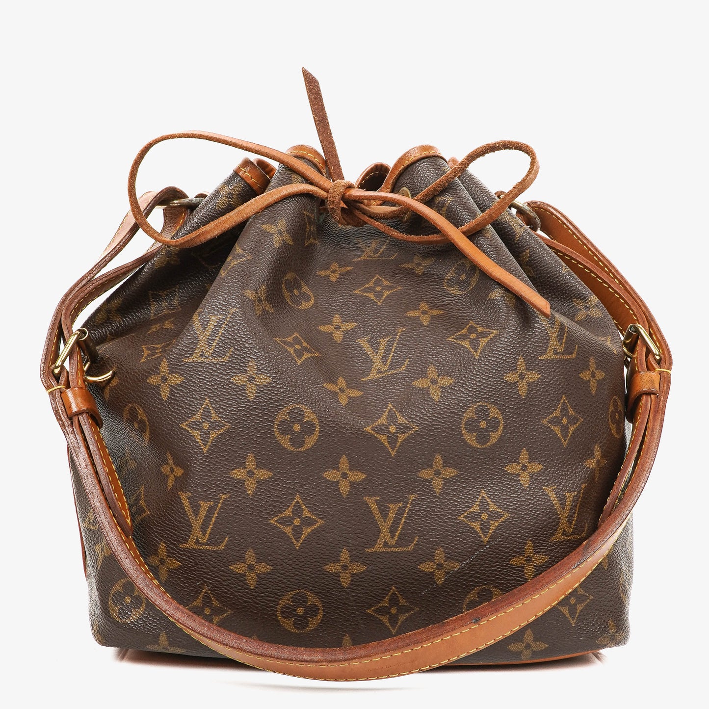 Louis Vuitton Petit Noe Monogram Canvas Shoulder Bag