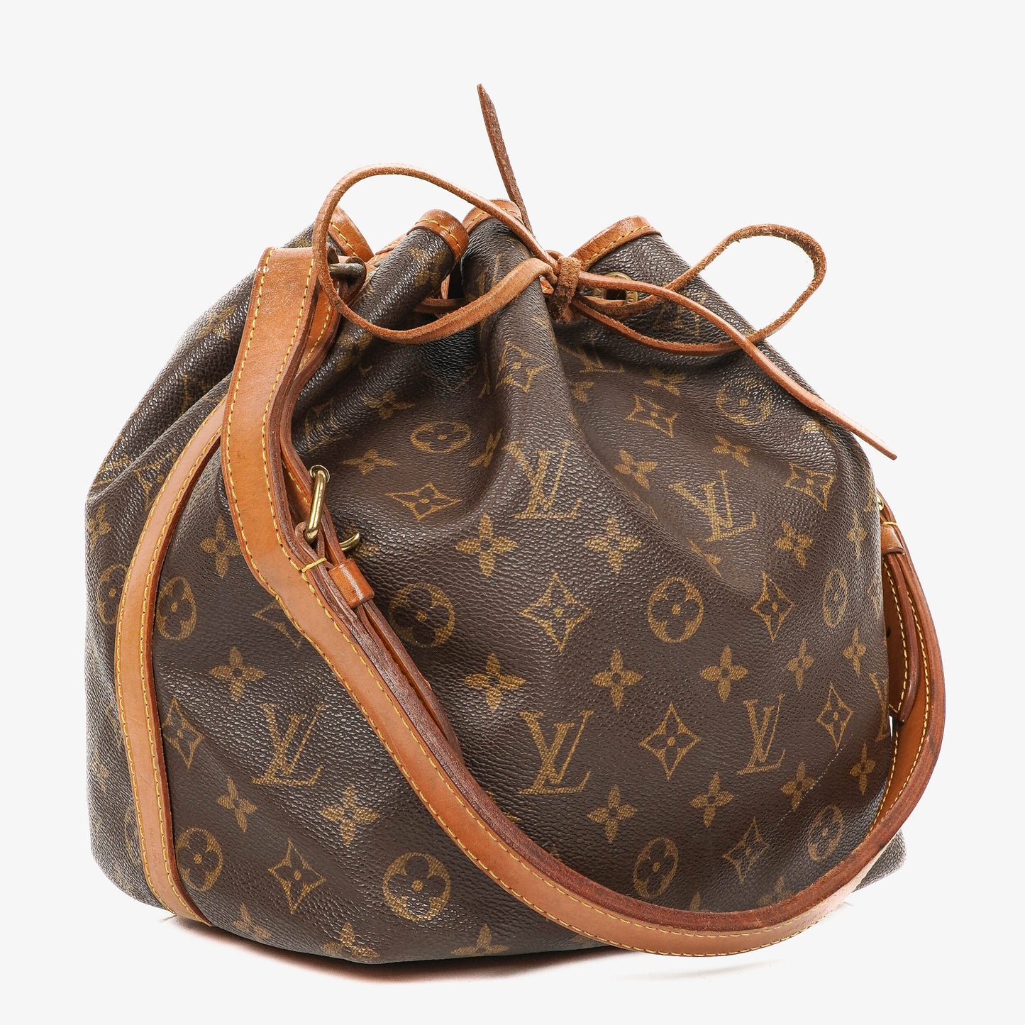Louis Vuitton Petit Noe Monogram Canvas Shoulder Bag