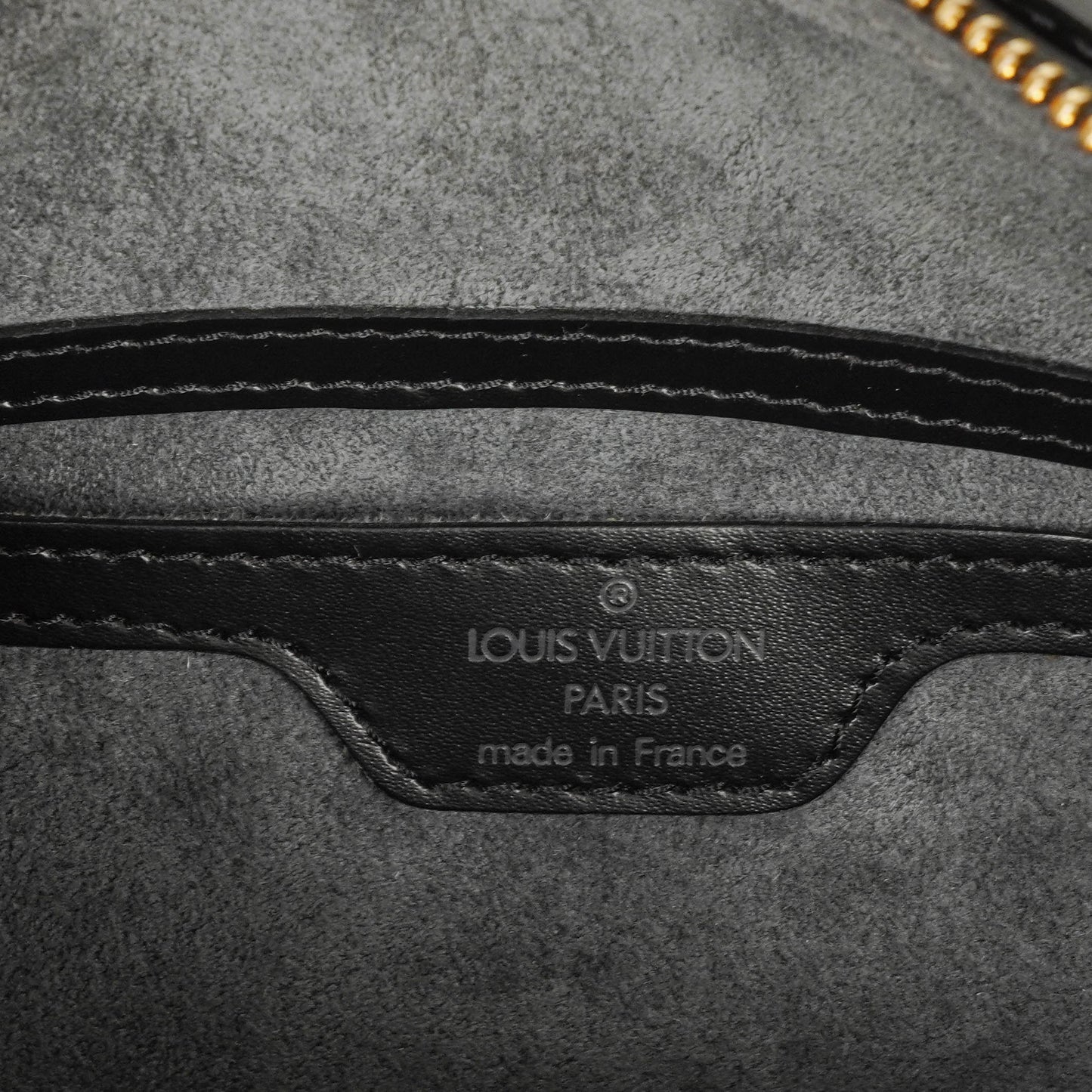 Louis Vuitton Soufflot Handbag In Black Epi Leather