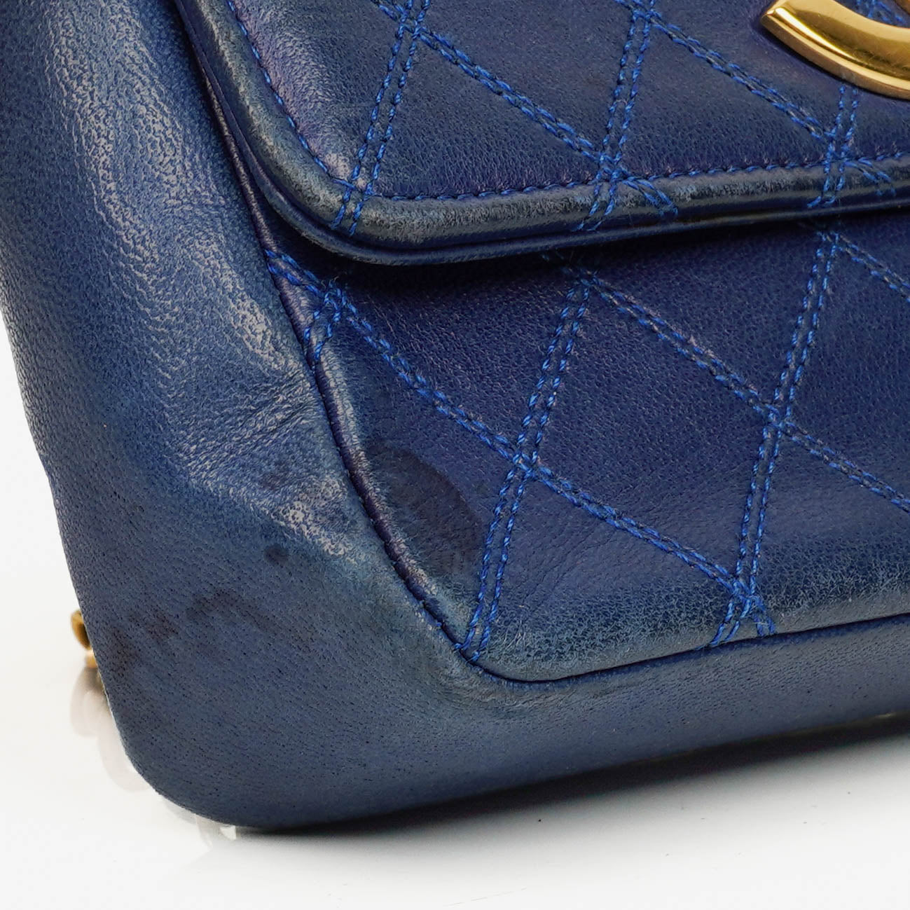 Chanel Mini Maxi CC Logo Flap Bag Quilted Leather With 24K Gold-Plated Hardware