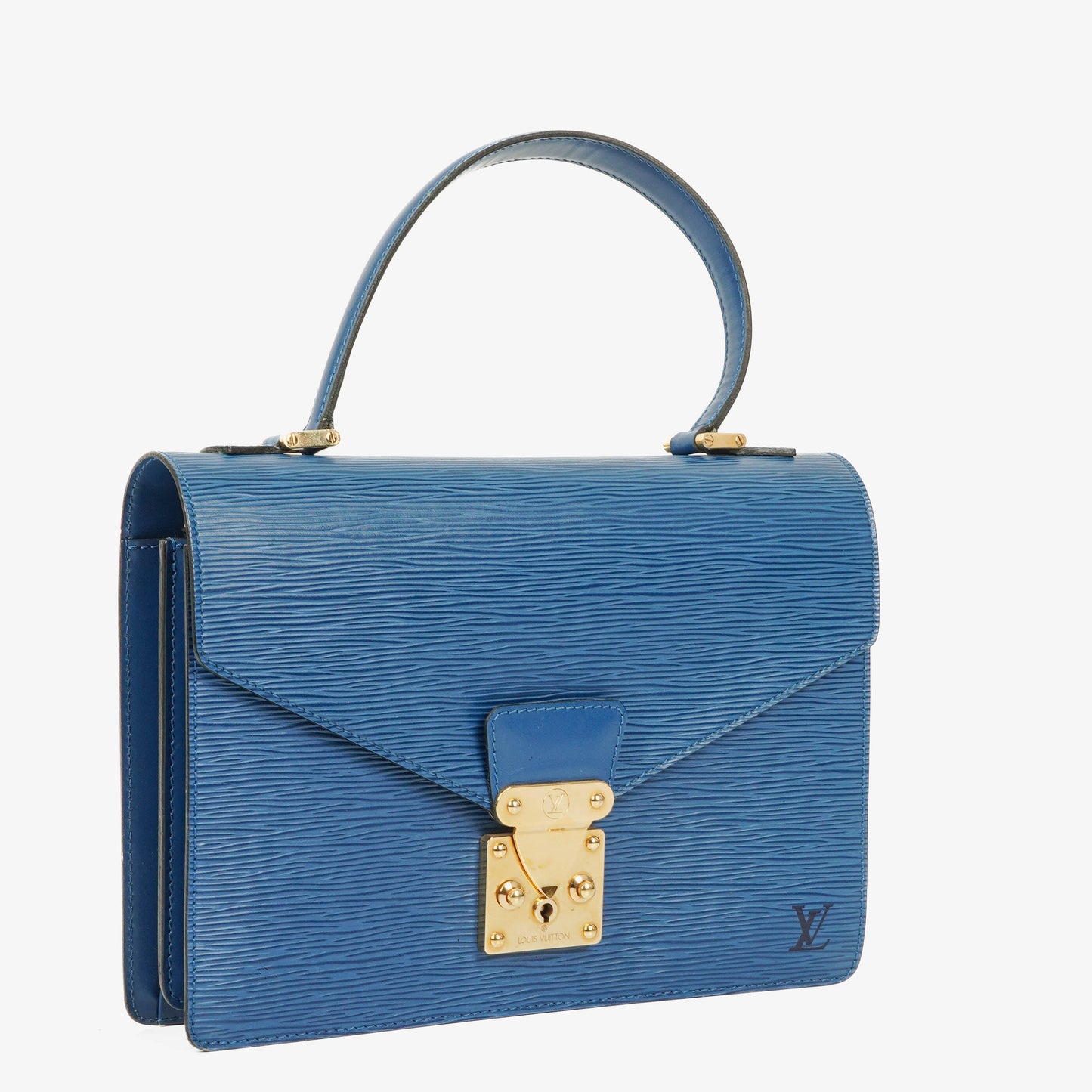 Louis Vuitton Concorde Blue EPI Leather Bag