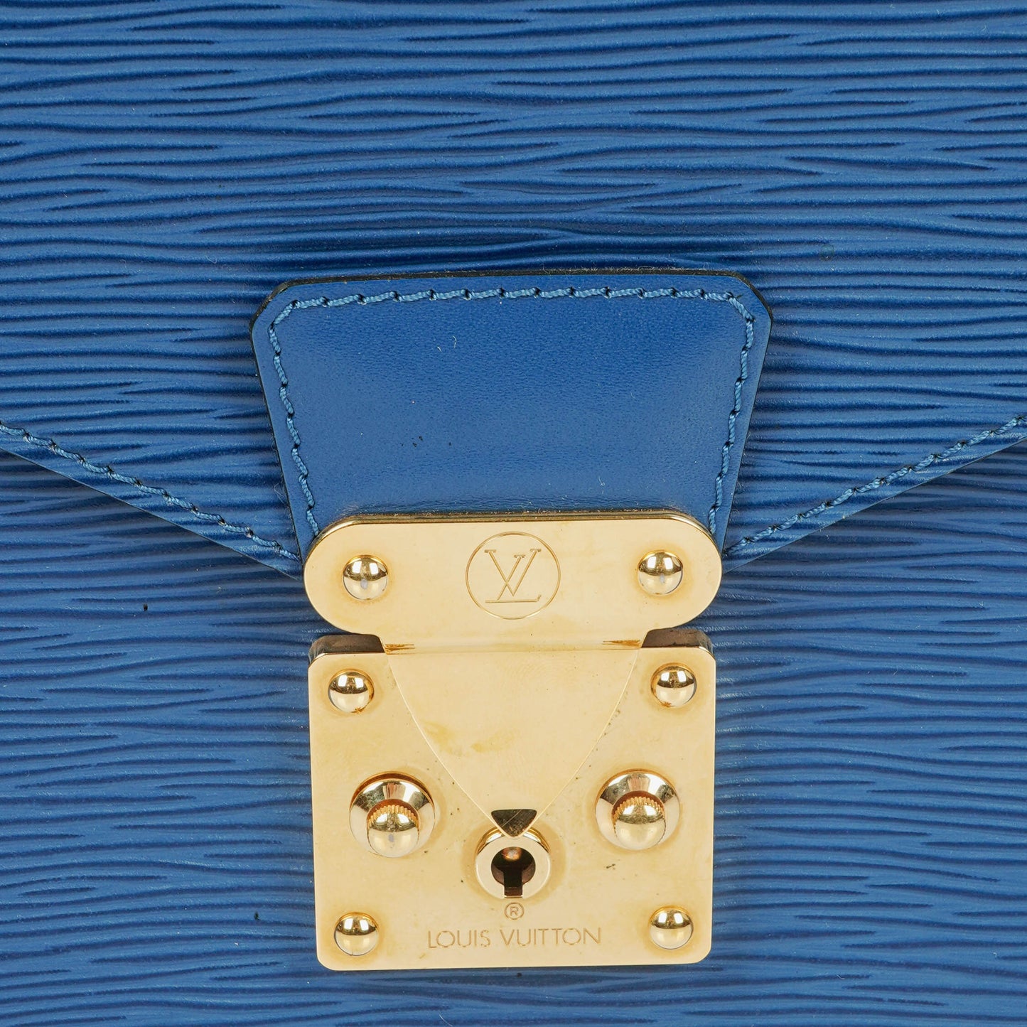 Louis Vuitton Concorde Blue EPI Leather Bag