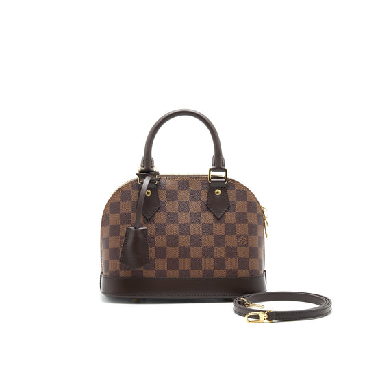 LOUIS VUITTON ALMA BB IN DAMIER EBENE