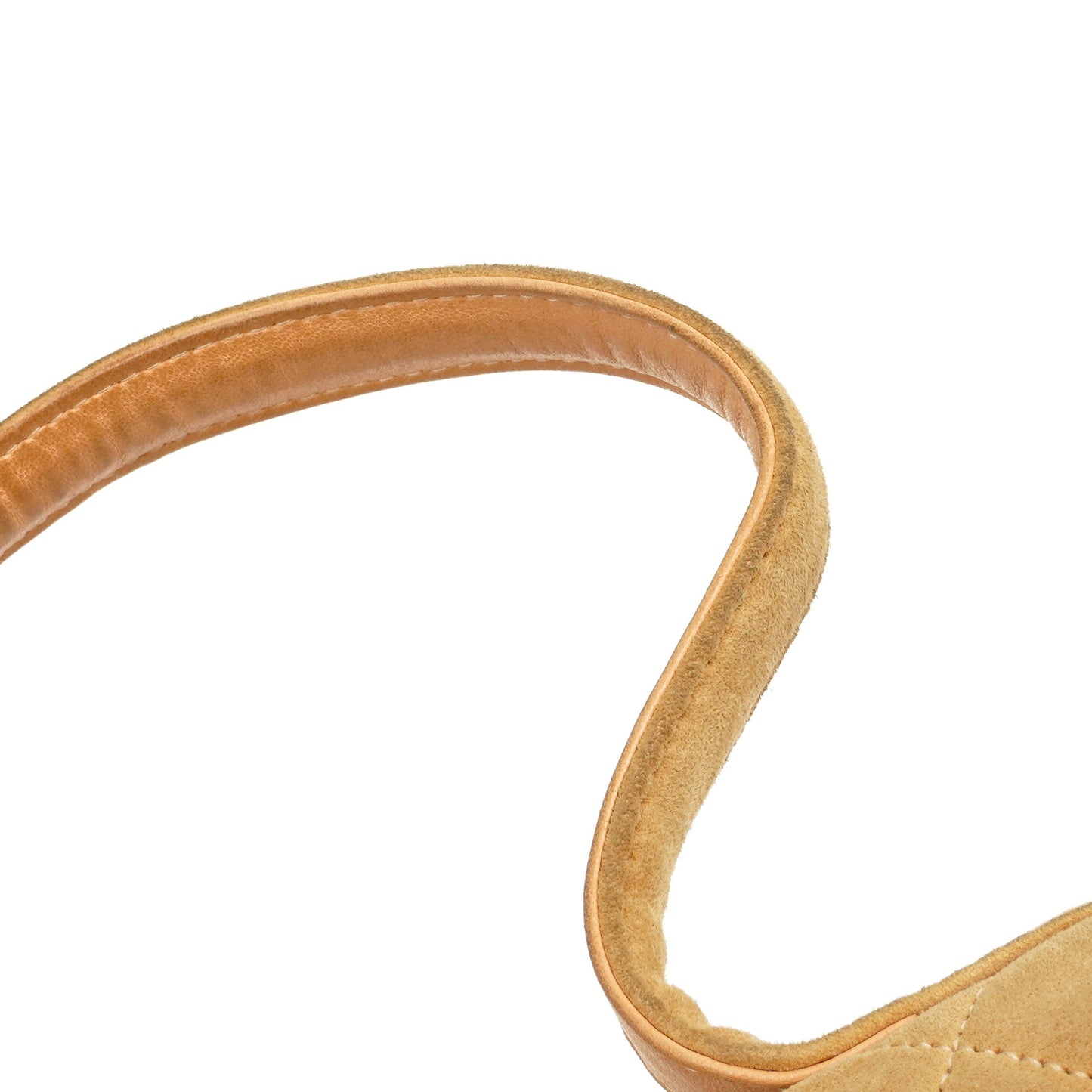 Chanel Mademoiselle Flap Bag Beige Suede 24K Gold-Plated Hardware