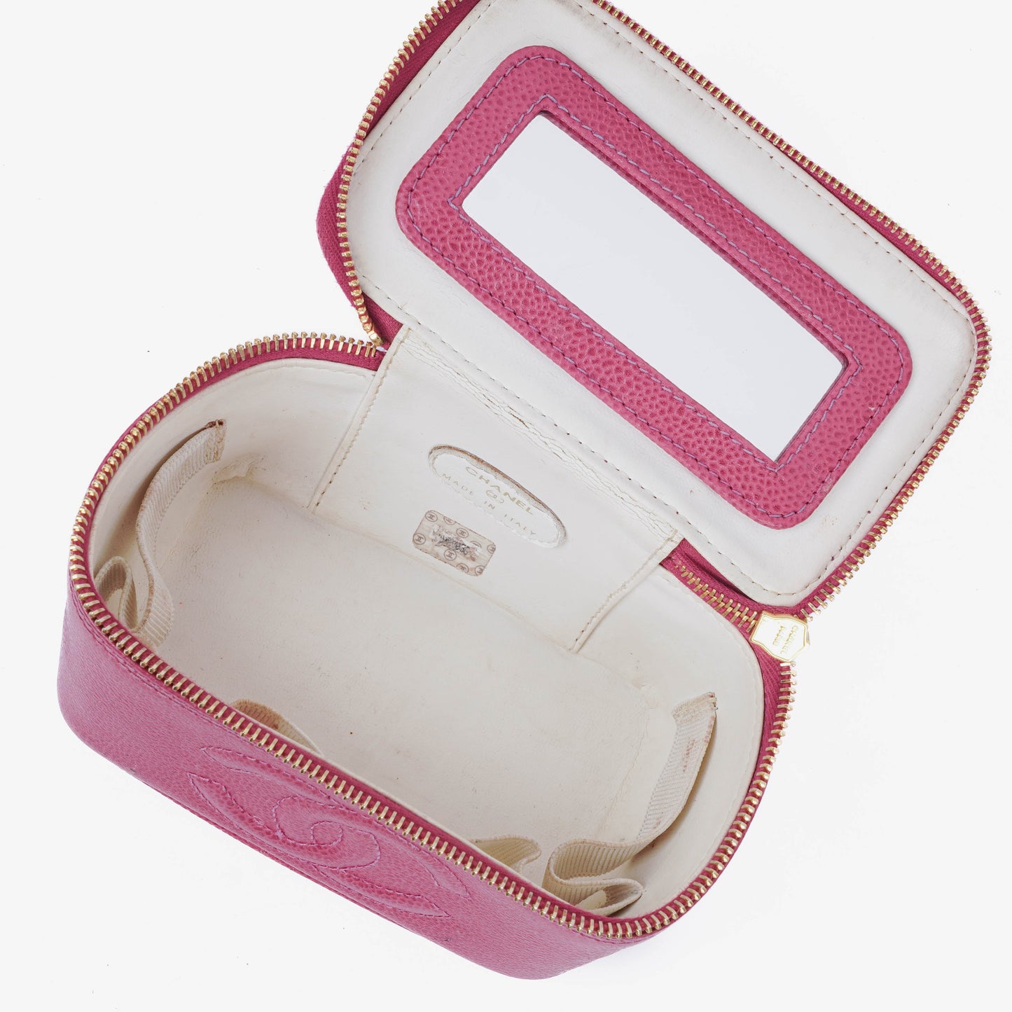 Chanel Caviar Leather Vanity Case