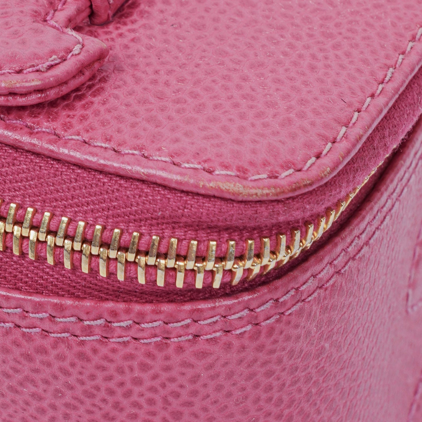 Chanel Caviar Leather Vanity Case