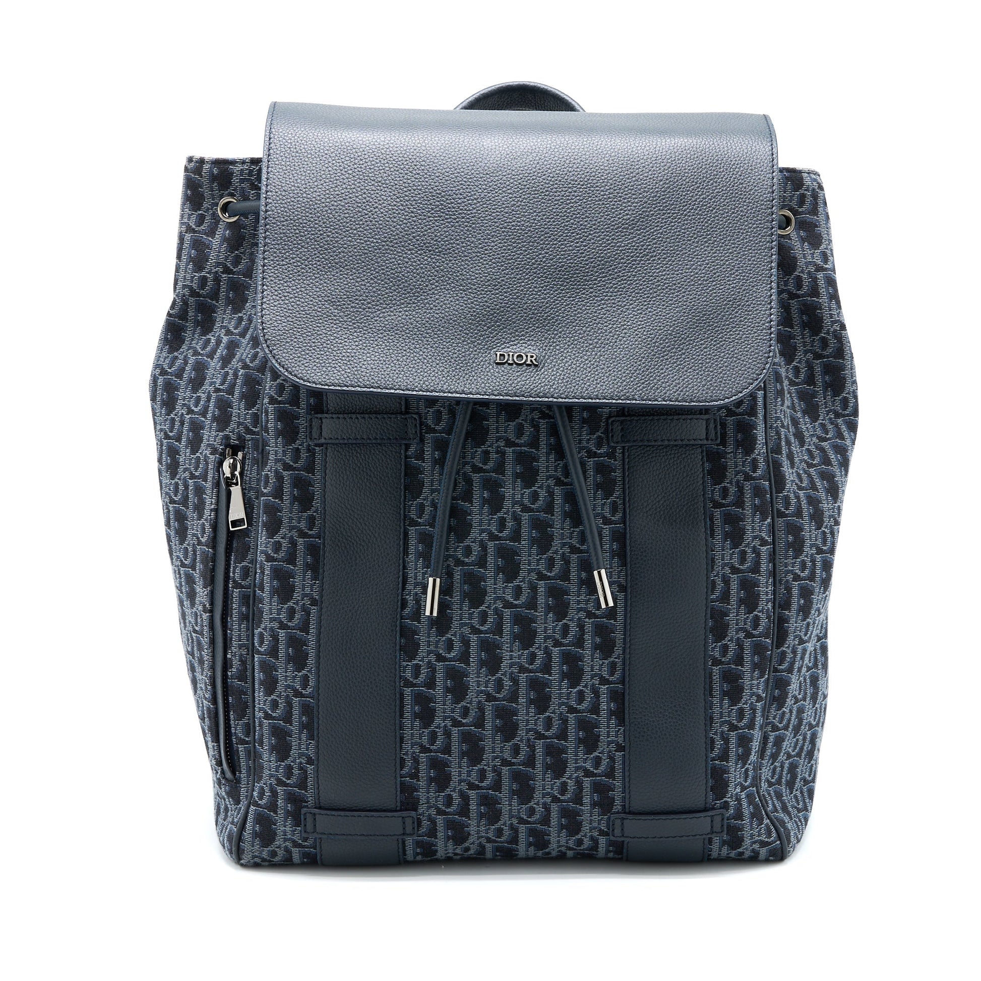 Dior Homme Backpack Oblique Jacquard Canvas/Leather Grey