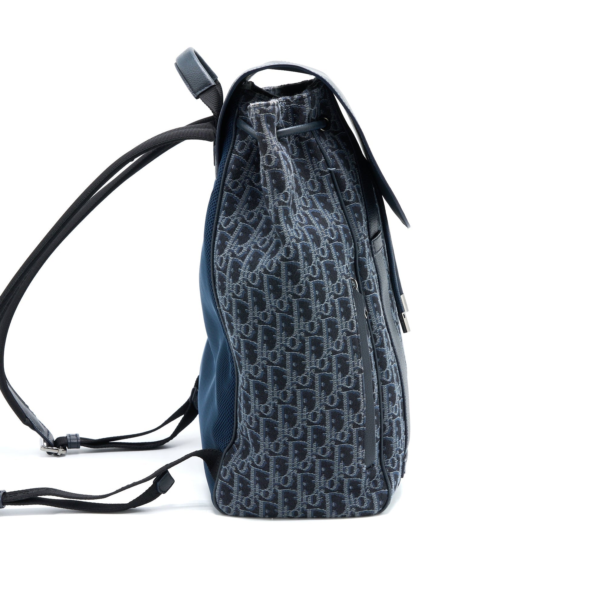 Dior Homme Backpack Oblique Jacquard Canvas/Leather Grey