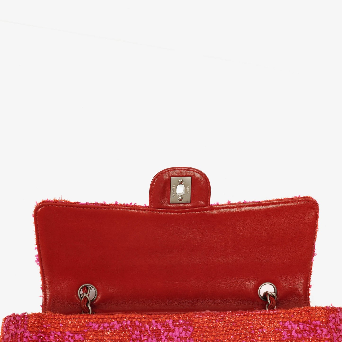 Chanel Multicolor Tweed Medium Classic Single Flap Bag