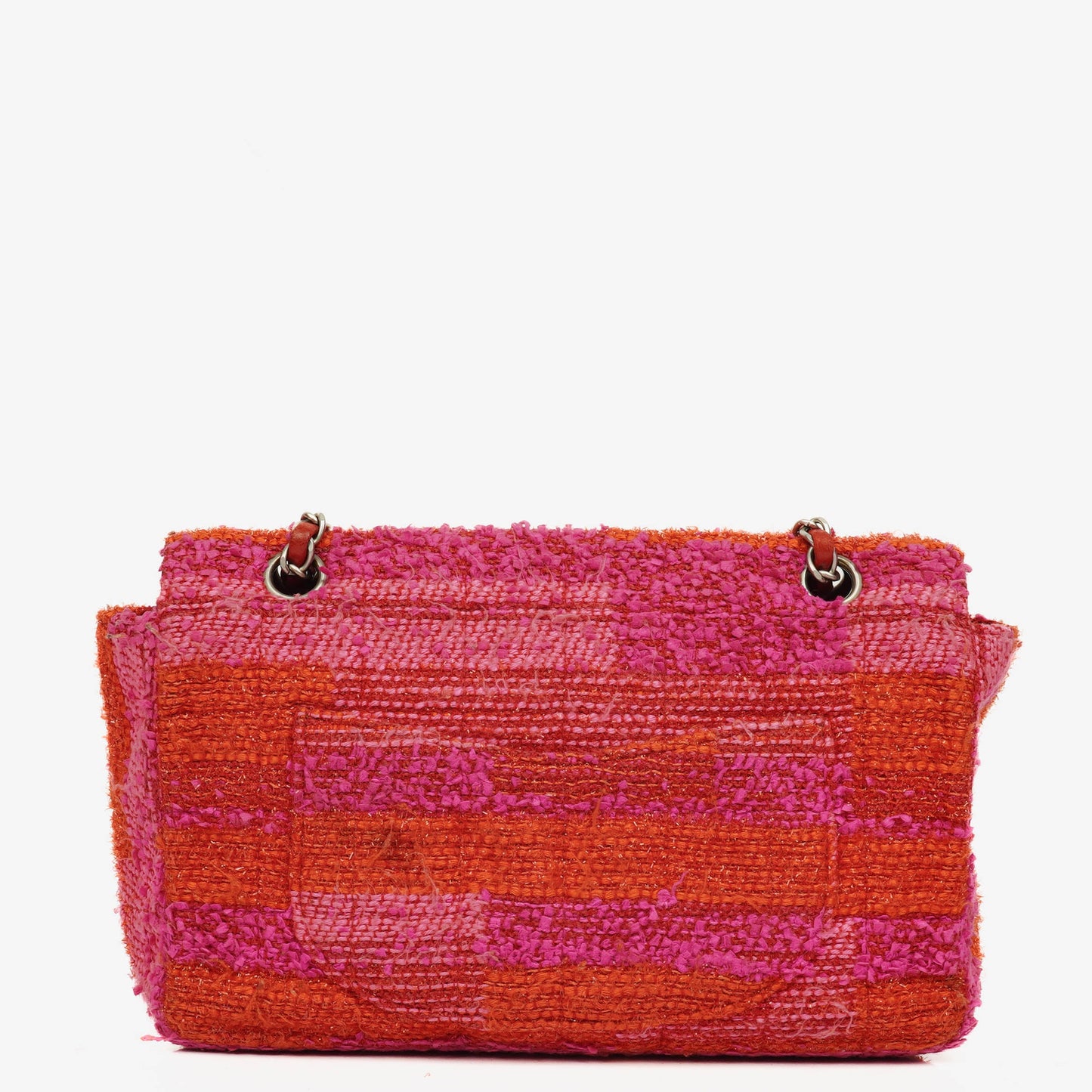 Chanel Multicolor Tweed Medium Classic Single Flap Bag