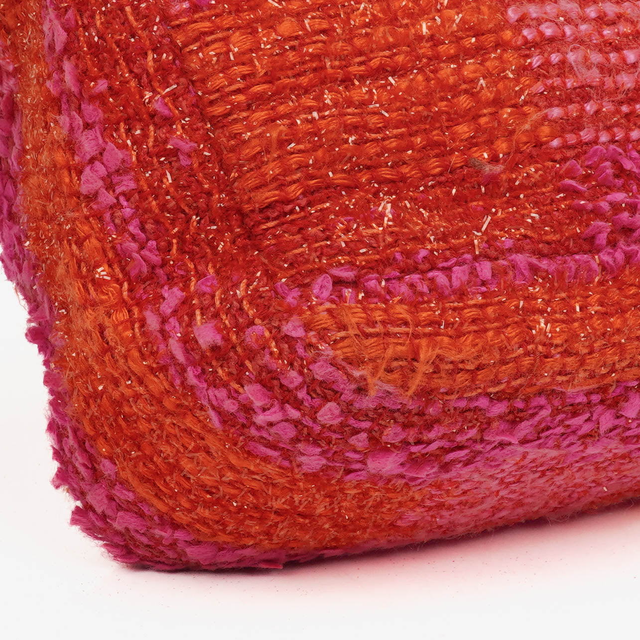 Chanel Multicolor Tweed Medium Classic Single Flap Bag