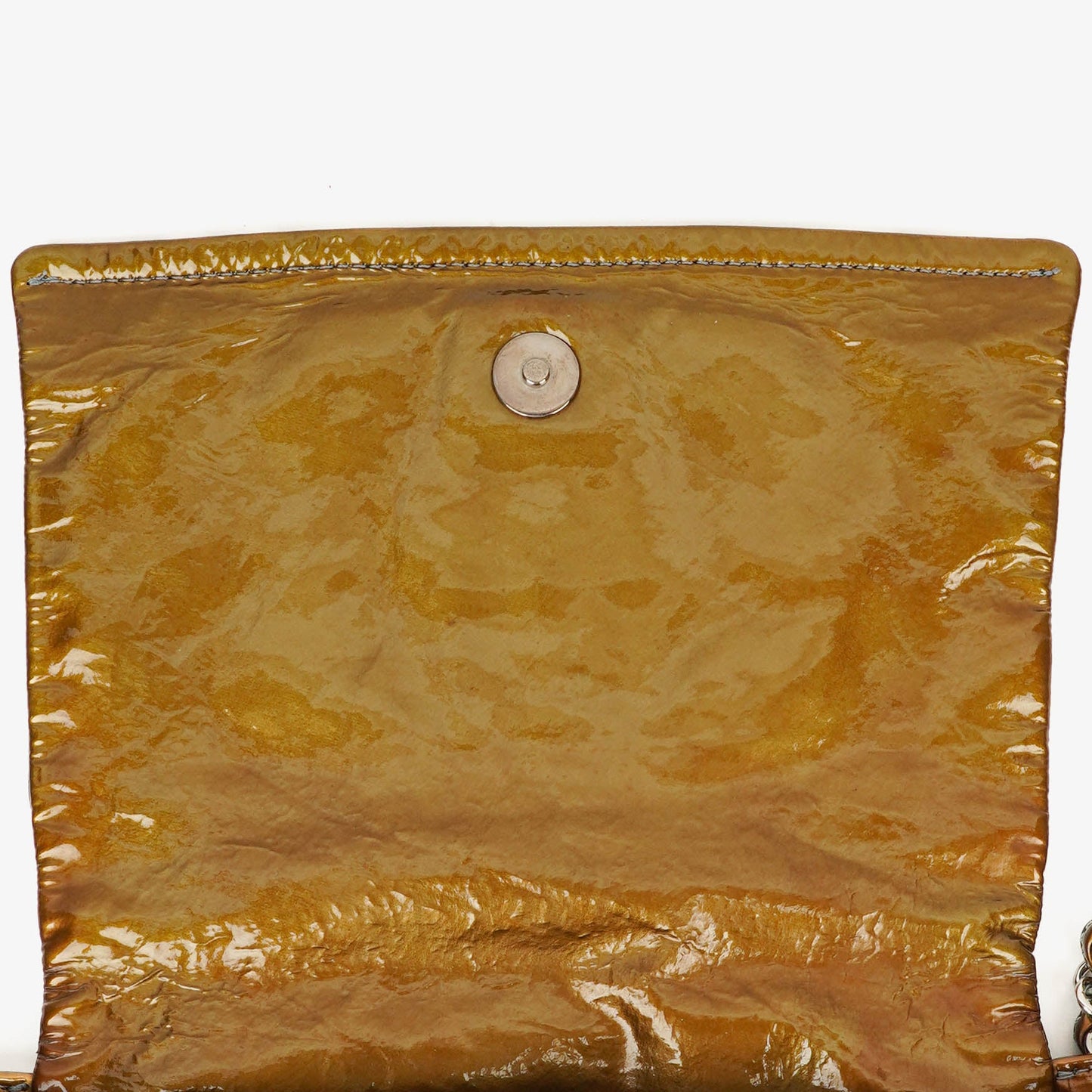 Chanel Accordion Patent Leather CC Flap Bag
