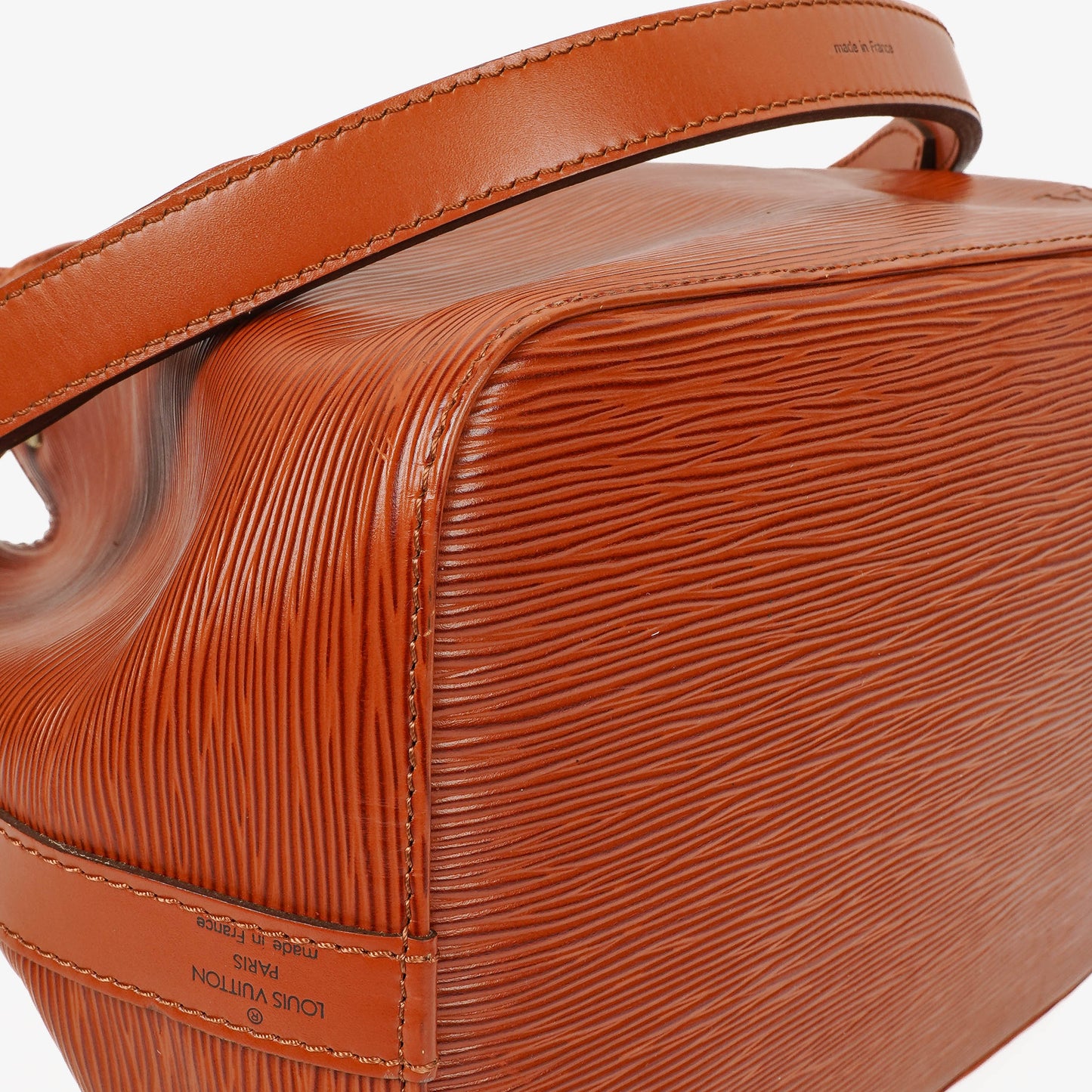 Louis Vuitton Petit Noe Brown EPI Leather Shoulder Bag