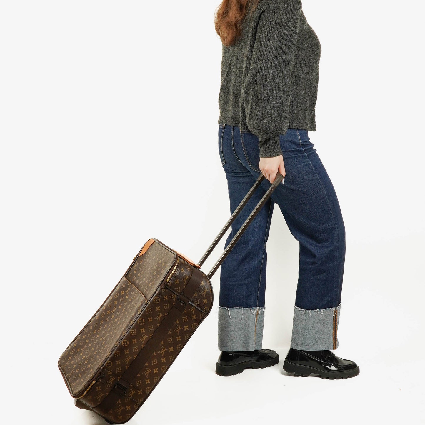 Louis Vuitton Pegase 55 Monogram Canvas Suitcase