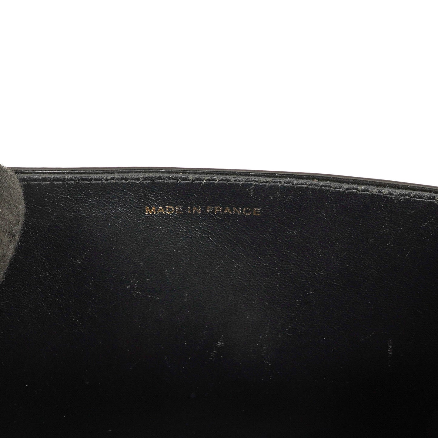 Chanel 2.55 Black Patent Leather Shoulder Bag