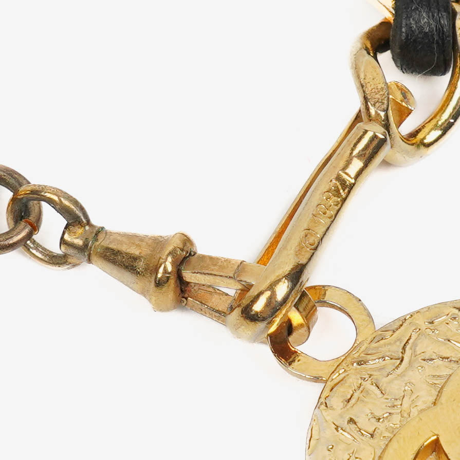 Chanel Lambskin Chain CC Medallion Belt
