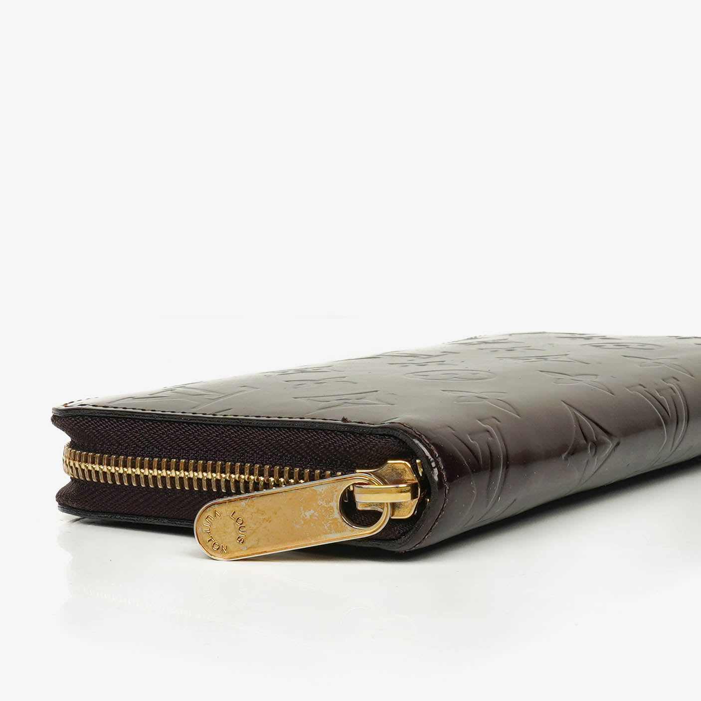 Louis Vuitton Amarante Vernis Zippy Wallet