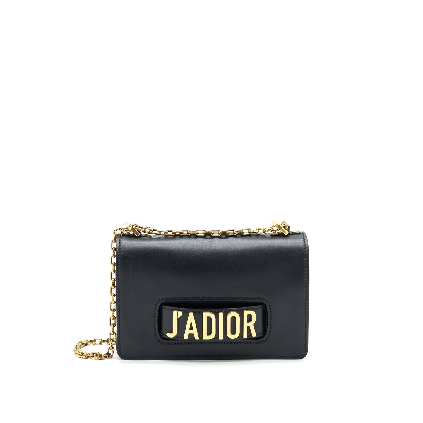 Dior Jadior Flap Purse / Clutch with Chain Black