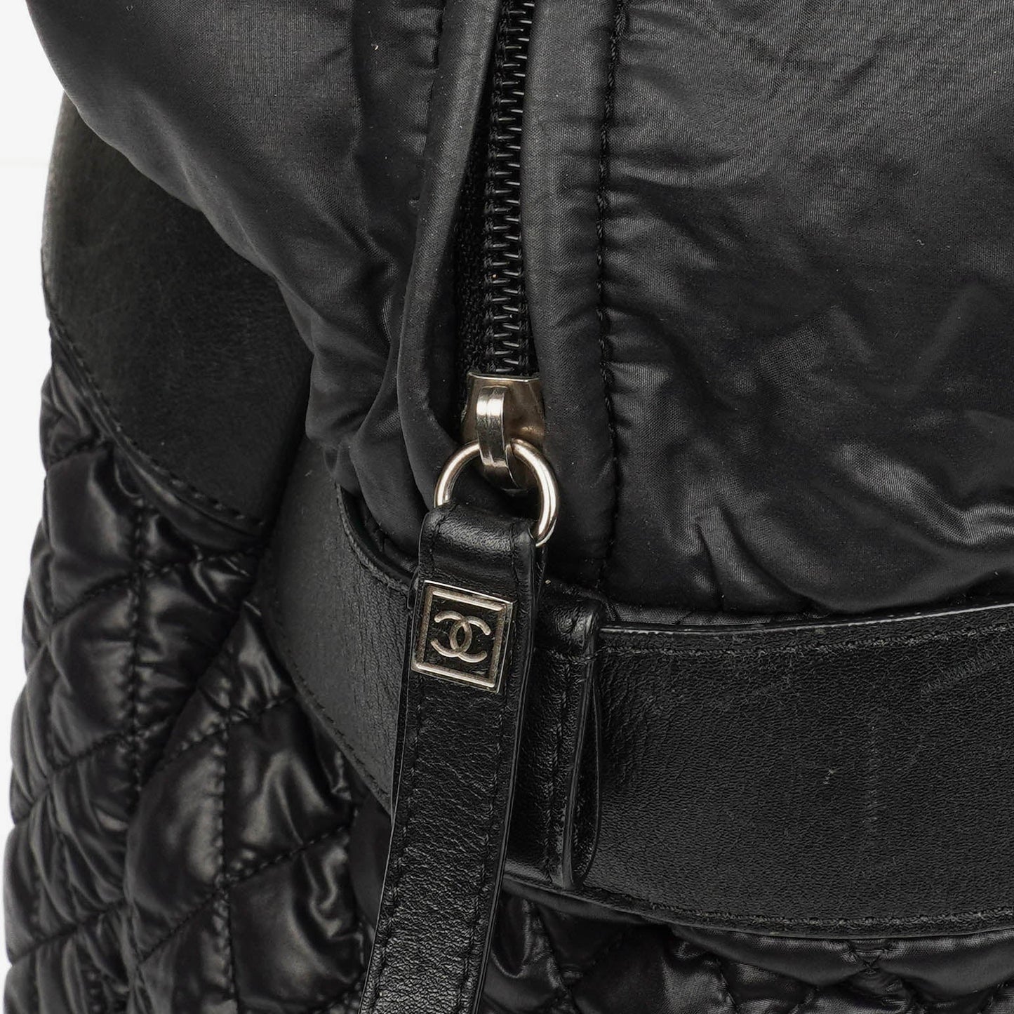 Chanel Sport Ligne Black Cocoon Bowler Bag