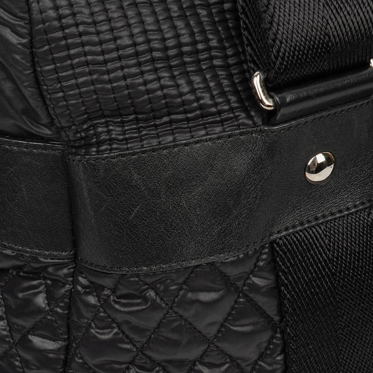 Chanel Sport Ligne Black Cocoon Bowler Bag