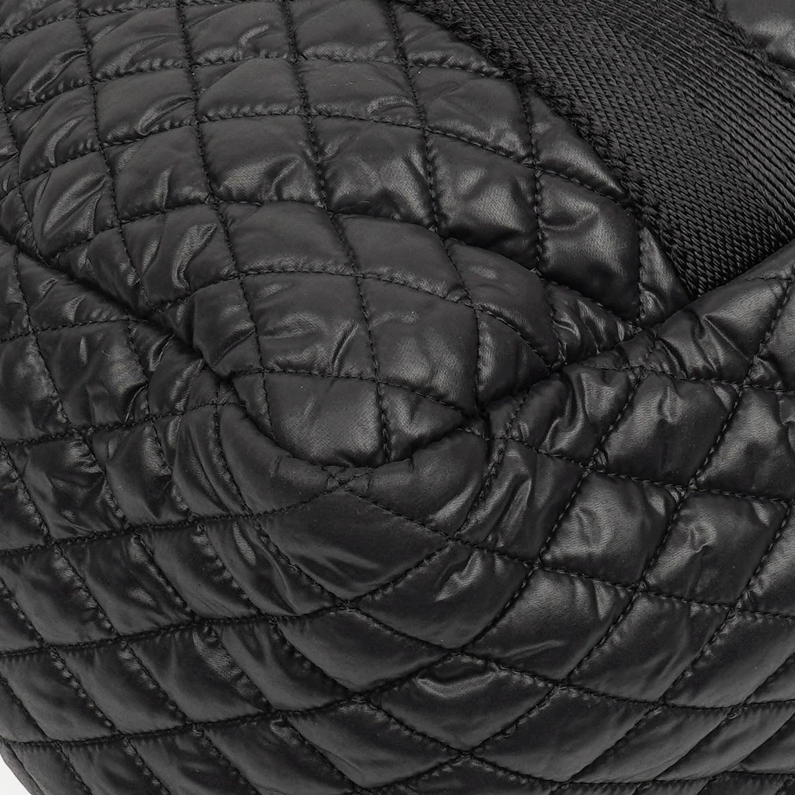 Chanel Sport Ligne Black Cocoon Bowler Bag