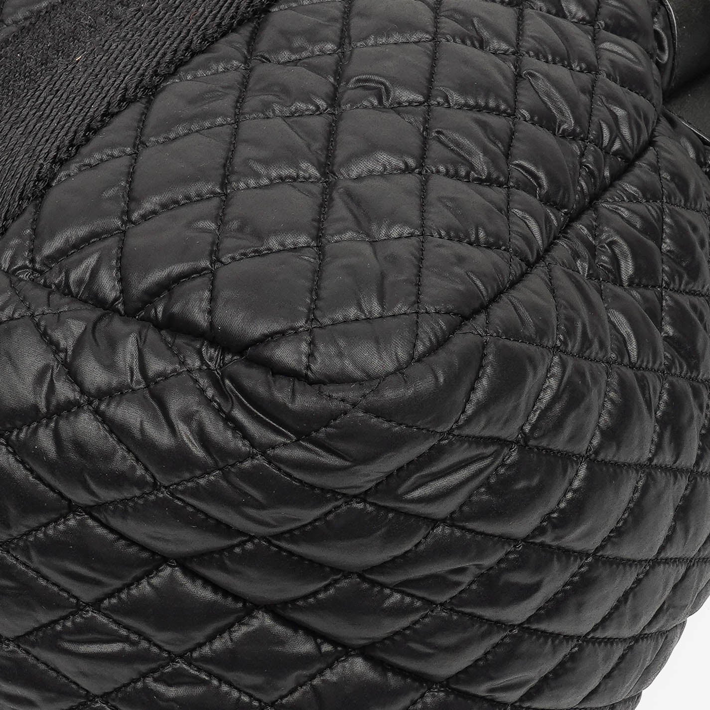 Chanel Sport Ligne Black Cocoon Bowler Bag