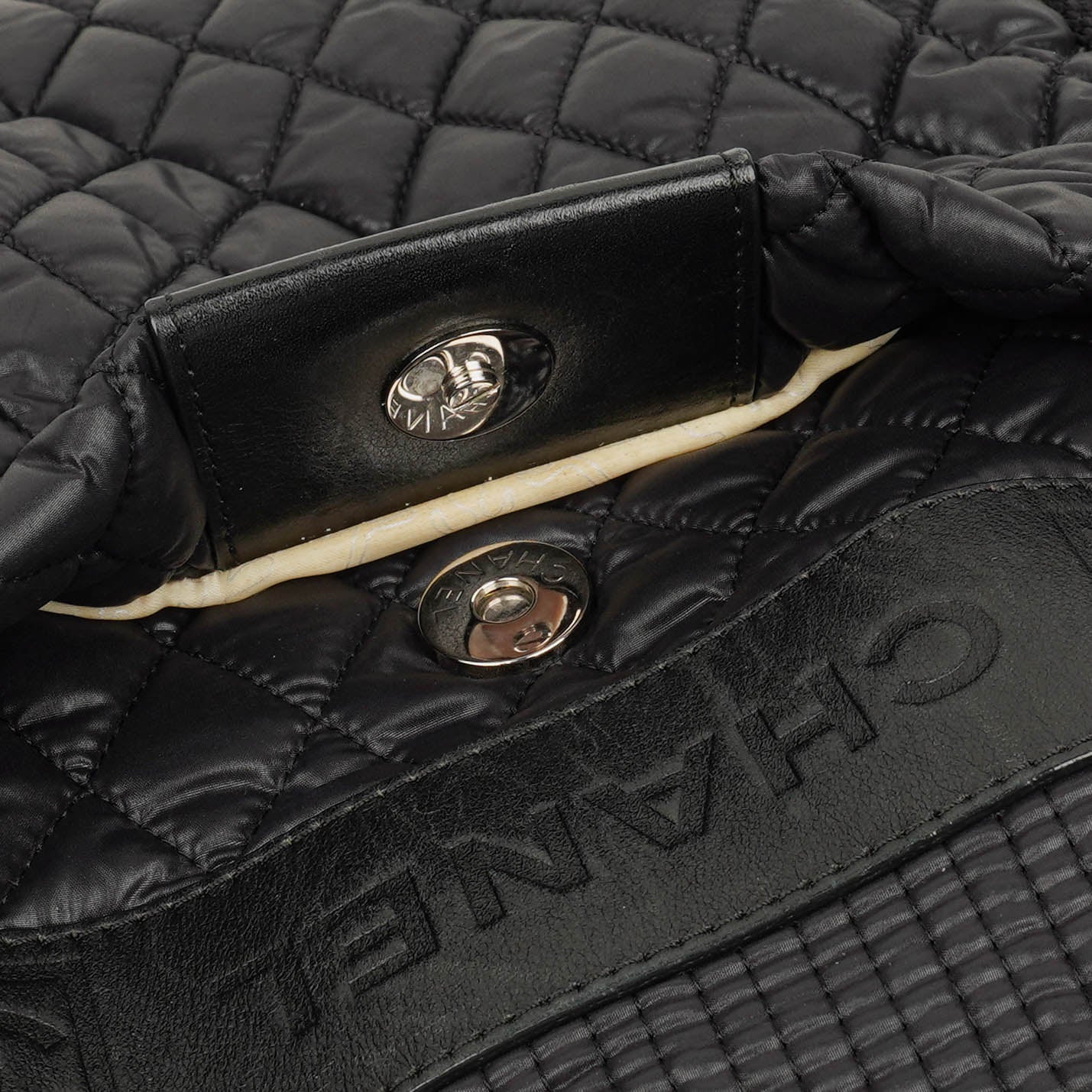 Chanel Sport Ligne Black Cocoon Bowler Bag