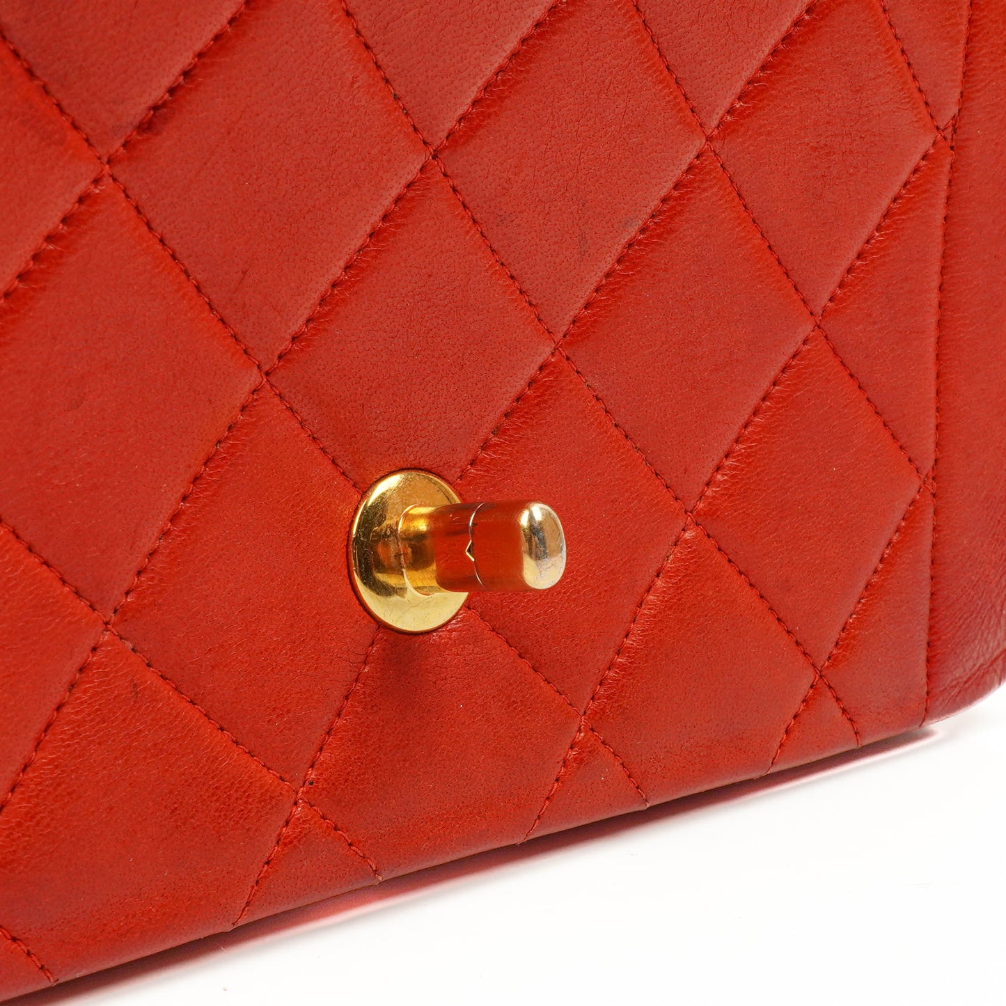 Chanel  Small Diana Flap Bag Red Quilted Leather 24K Gold-Plated Hardware