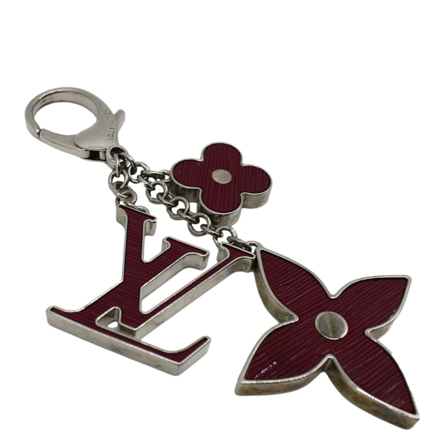 LOUIS VUITTON Fleur dEpi Bag Charm Fuchsia