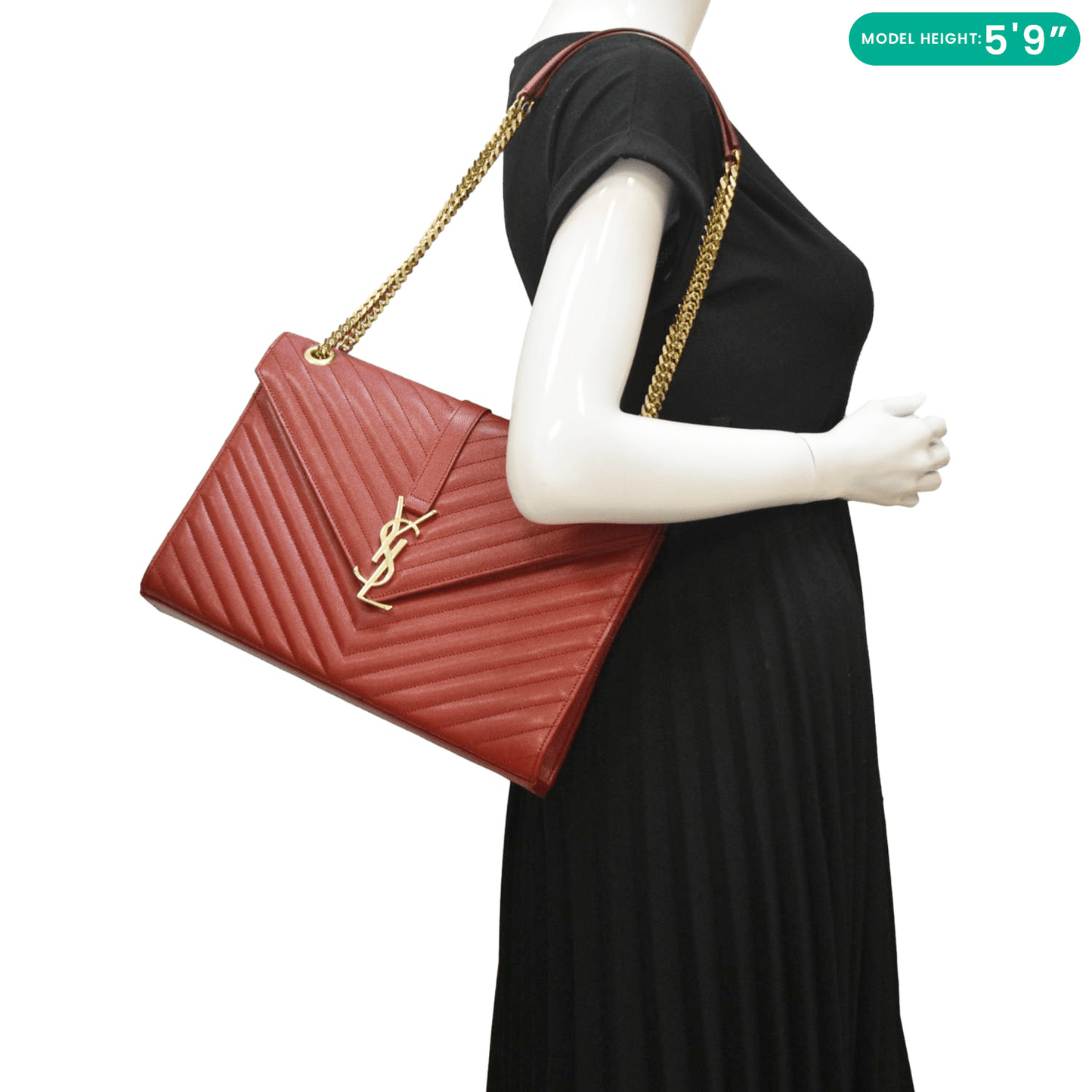Saint Laurent Envelope Shoulder Bag - Rovelle Bags