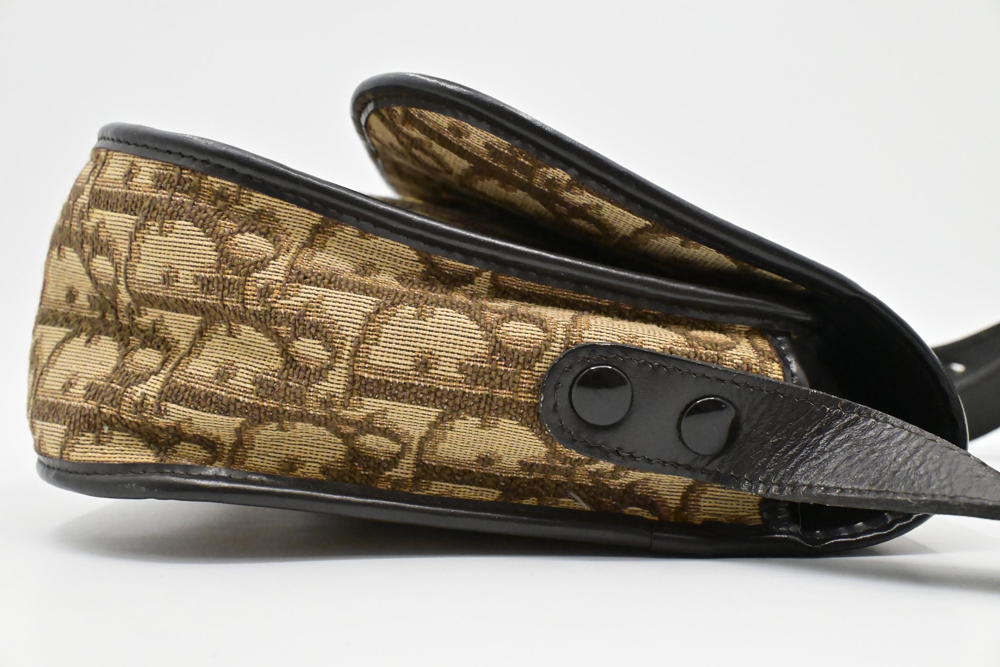 Dior Shoulder Bag in Brown Oblique Canvas