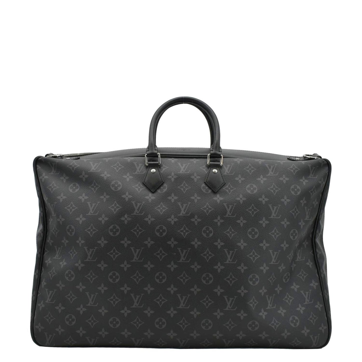 LOUIS VUITTON 2 Hangers Monogram Eclipse Garment Cover Bag Black