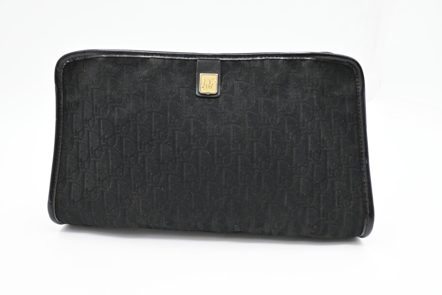 Dior Pouch in Black Oblique Canvas