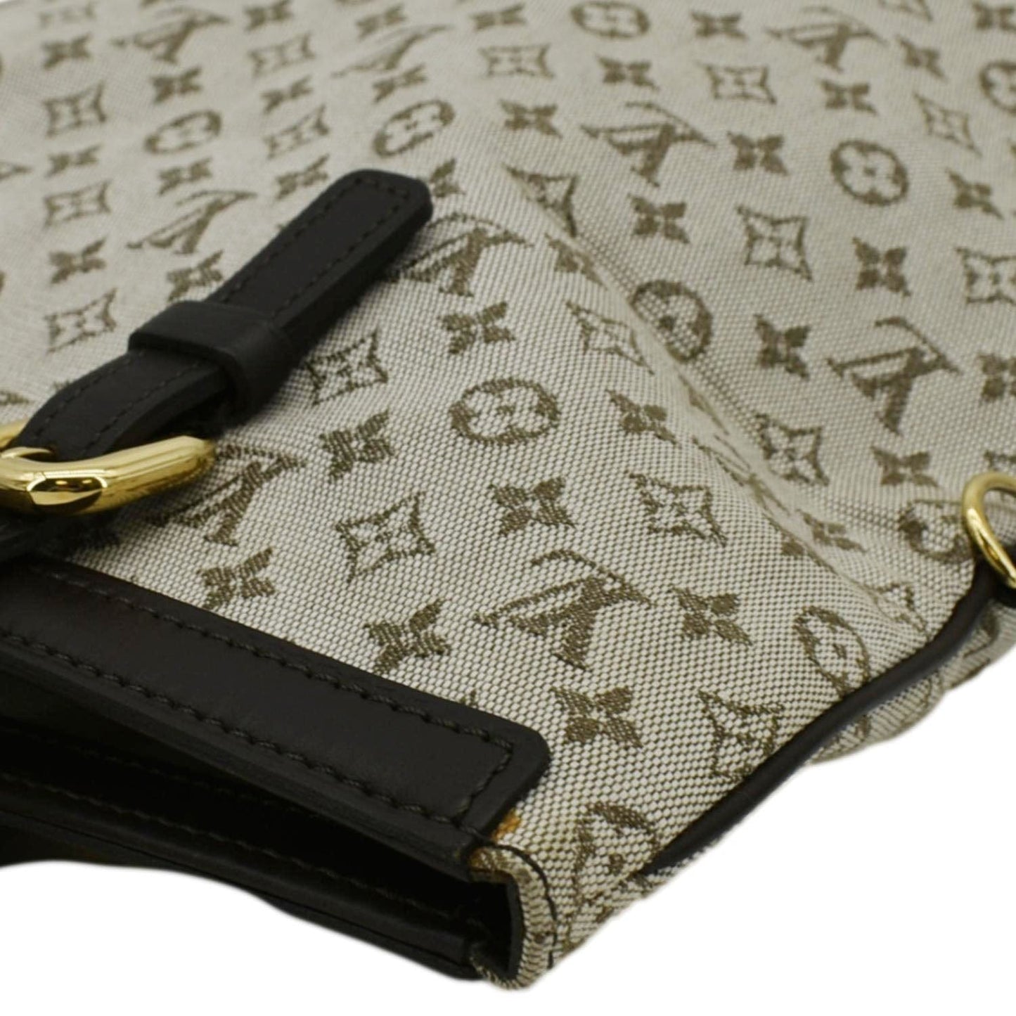 LOUIS VUITTON Francoise Mini Monogram Canvas Shoulder Bag Khaki