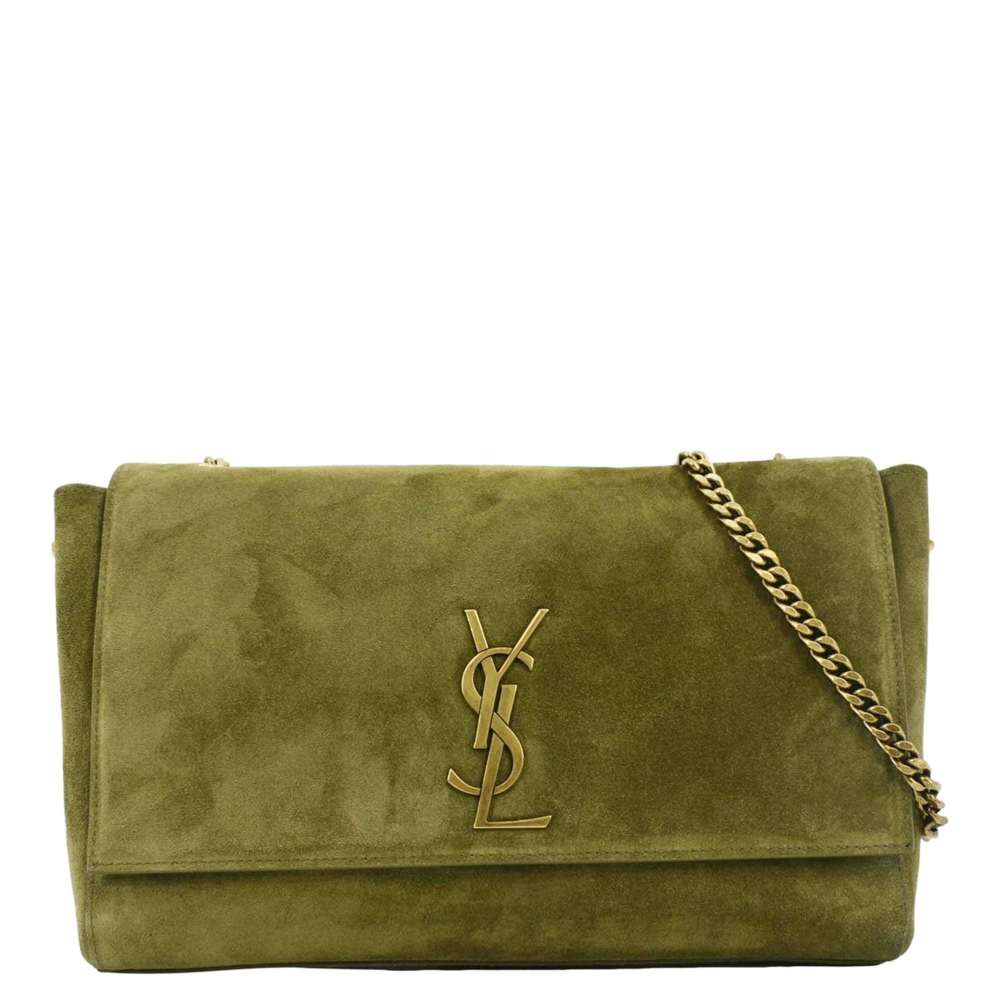 Saint Laurent Kate Suede Red Shoulder Bag Suede