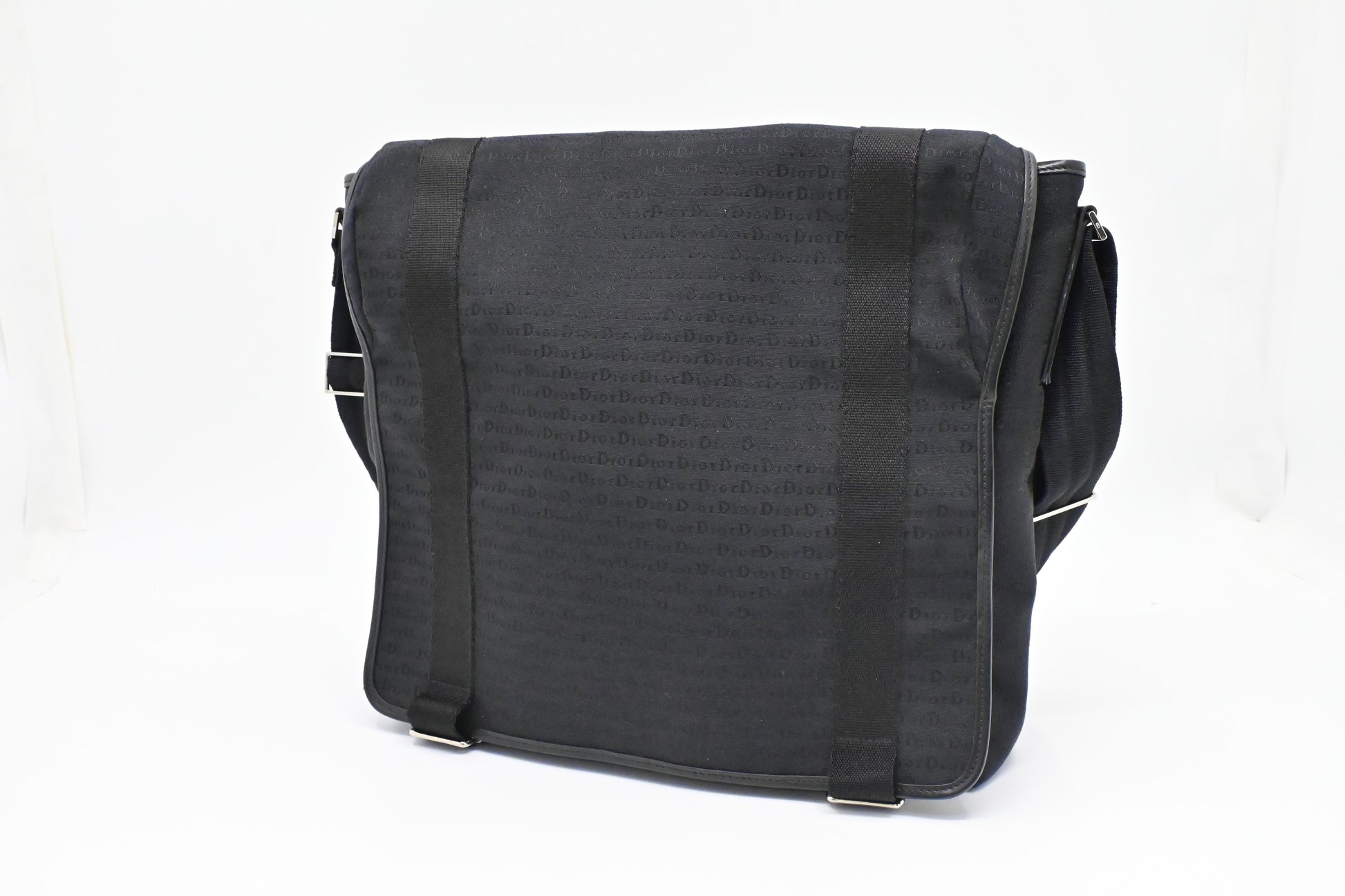 Dior Messenger Bag in Black Canvas