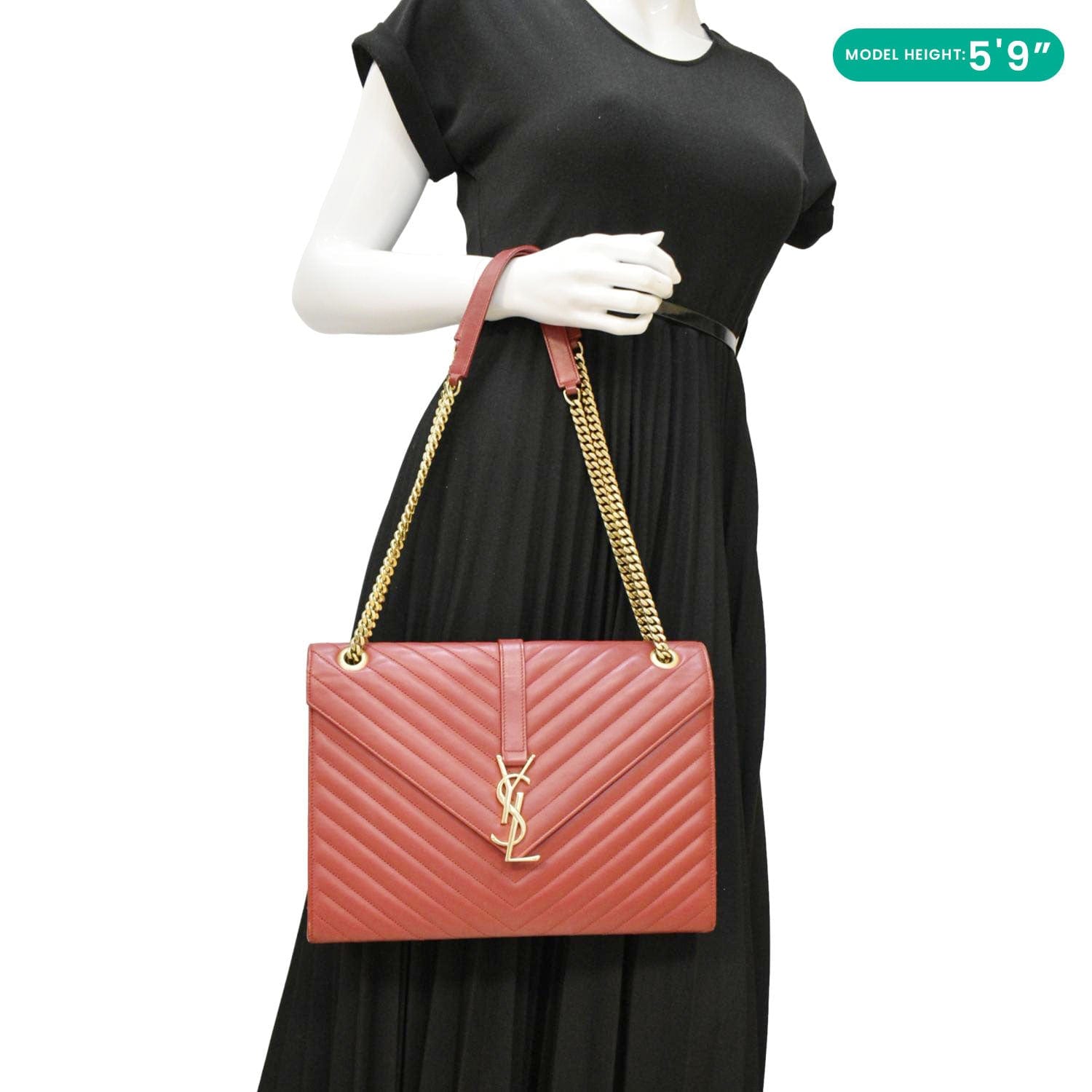 Saint Laurent Envelope Shoulder Bag - Rovelle Bags