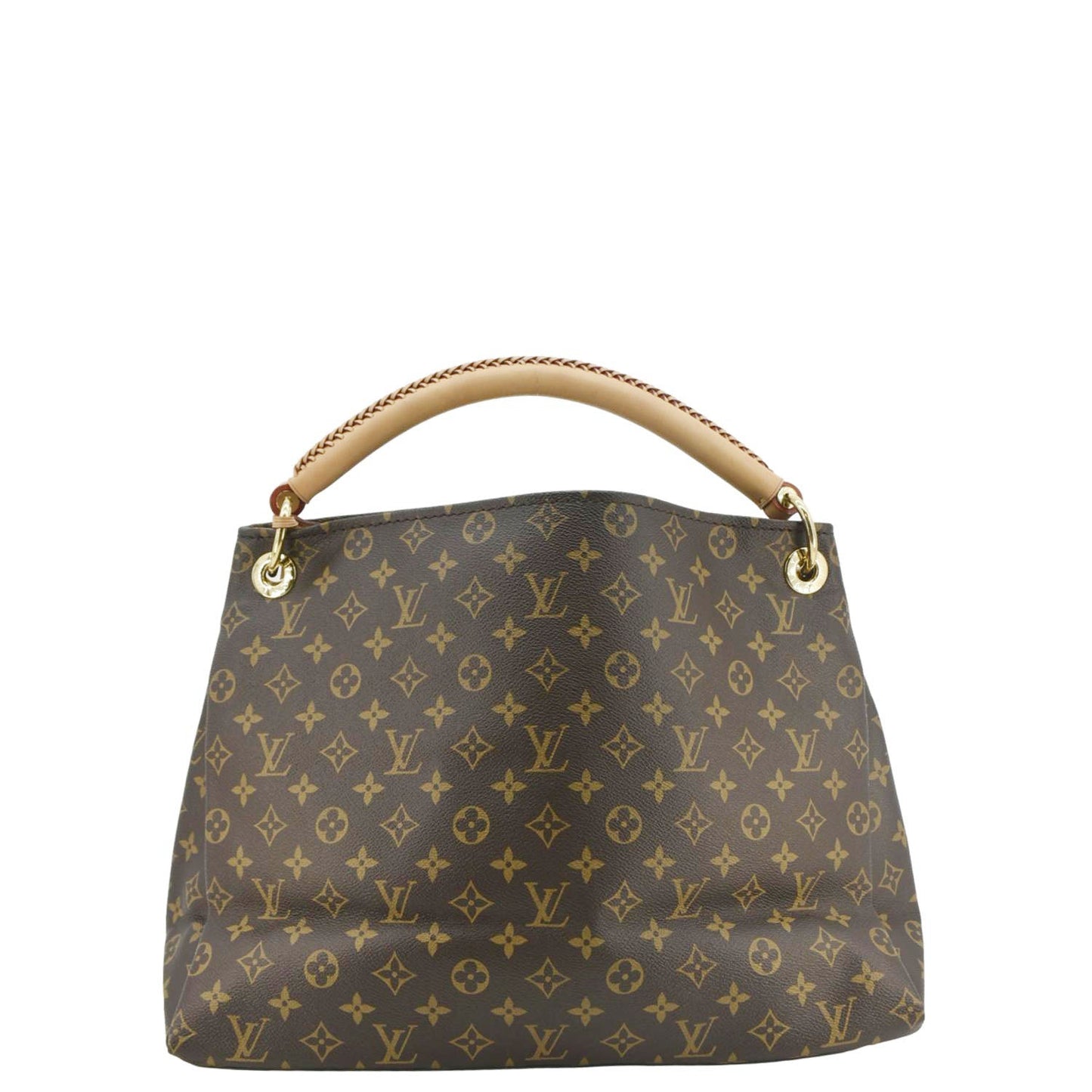 LOUIS VUITTON Artsy MM Monogram Canvas Hobo Bag Brown