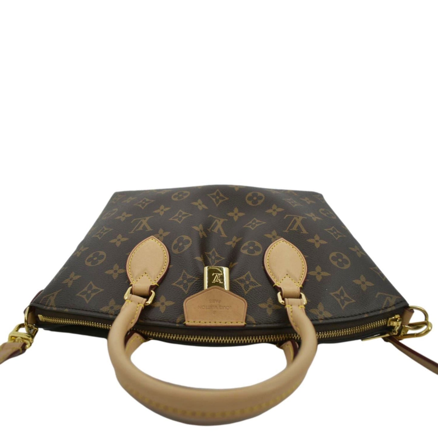 LOUIS VUITTON Boetie PM NM Monogram Canvas Satchel Shoulder Bag Brown
