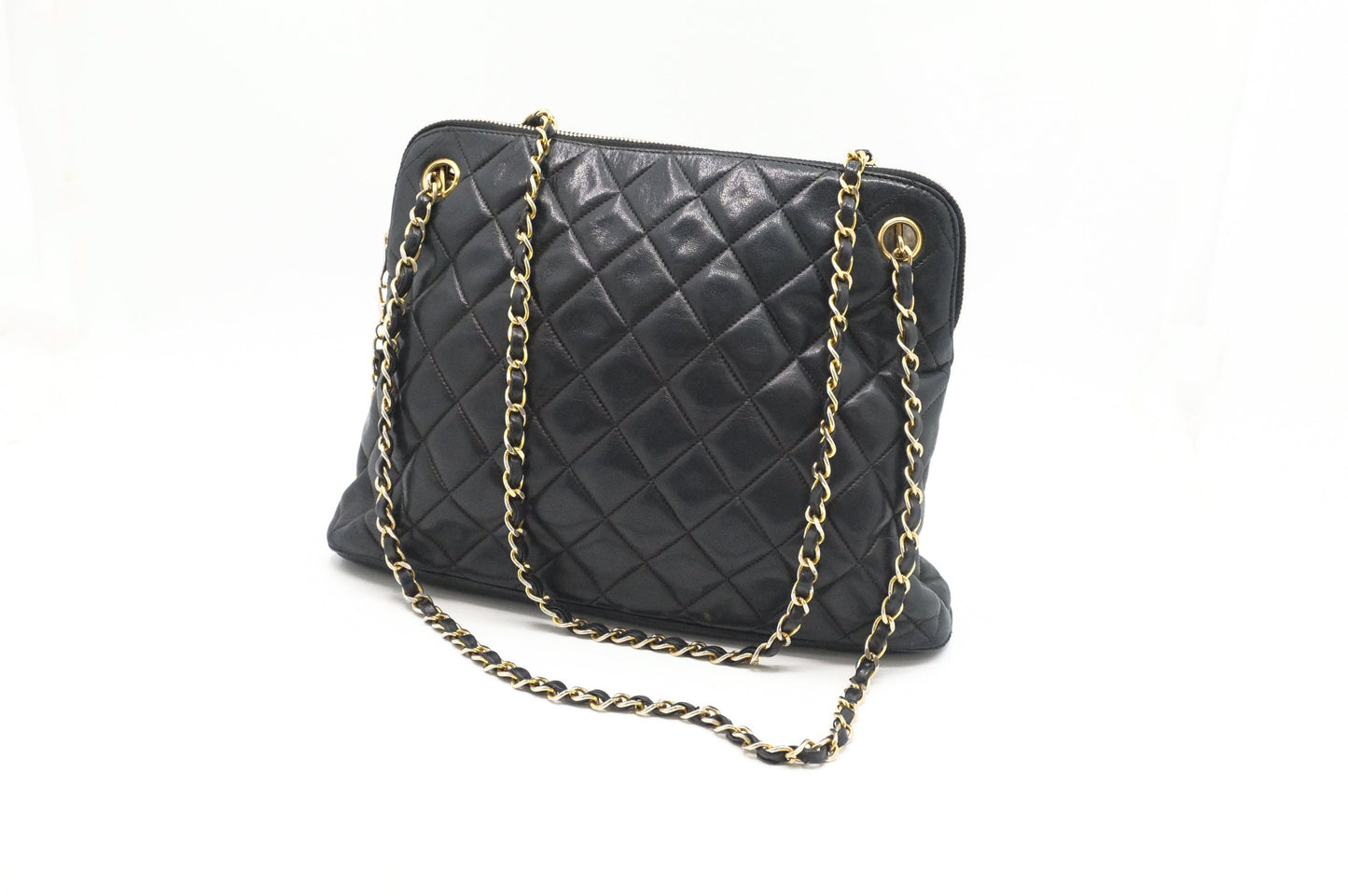 Chanel Shoulder Bag in Black MattelassÃÂ© Leather