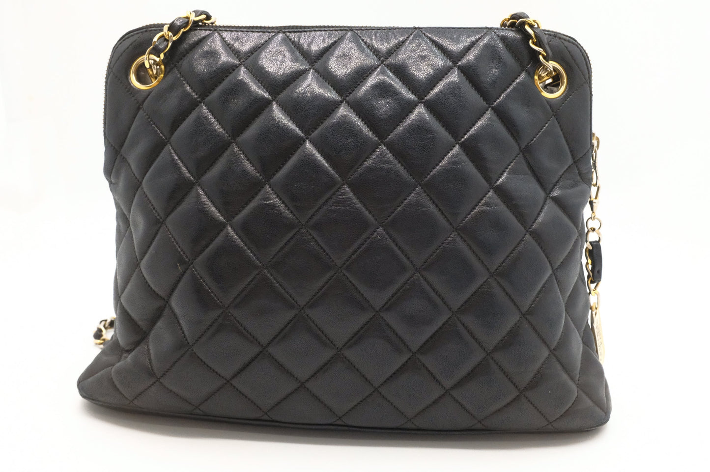 Chanel Shoulder Bag in Black MattelassÃÂ© Leather