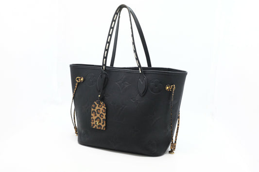 Louis Vuitton Wild At Heart Neverfull MM in Black Empreinte Leather