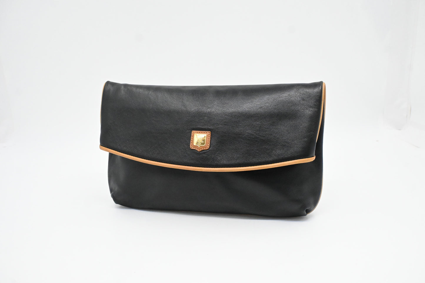 Celine Clutch in Black Leather