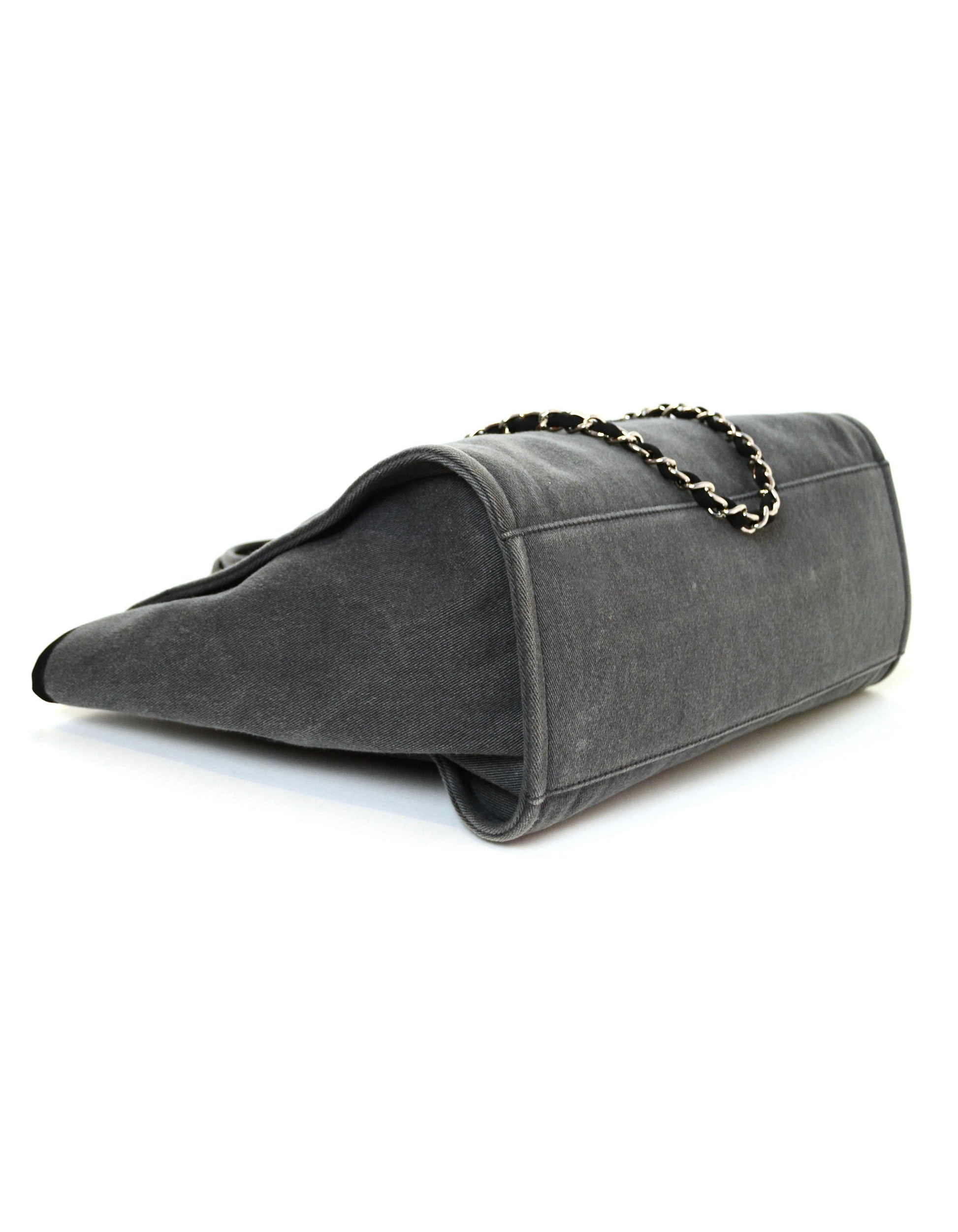 Chanel Black Large Sequins Deauville Tote Tote Bag - Rovelle Bags