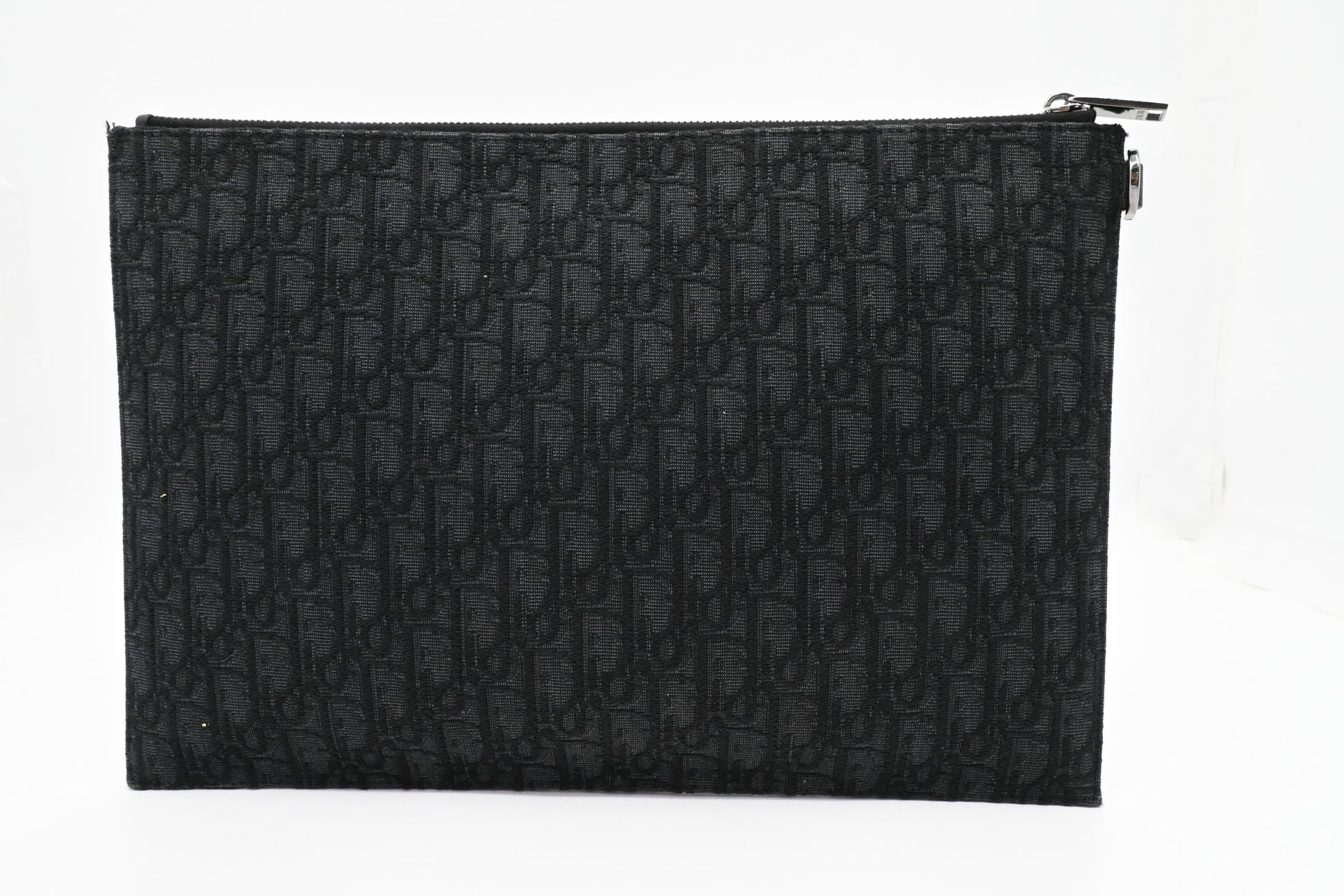 Dior Clutch in Black Oblique Canvas