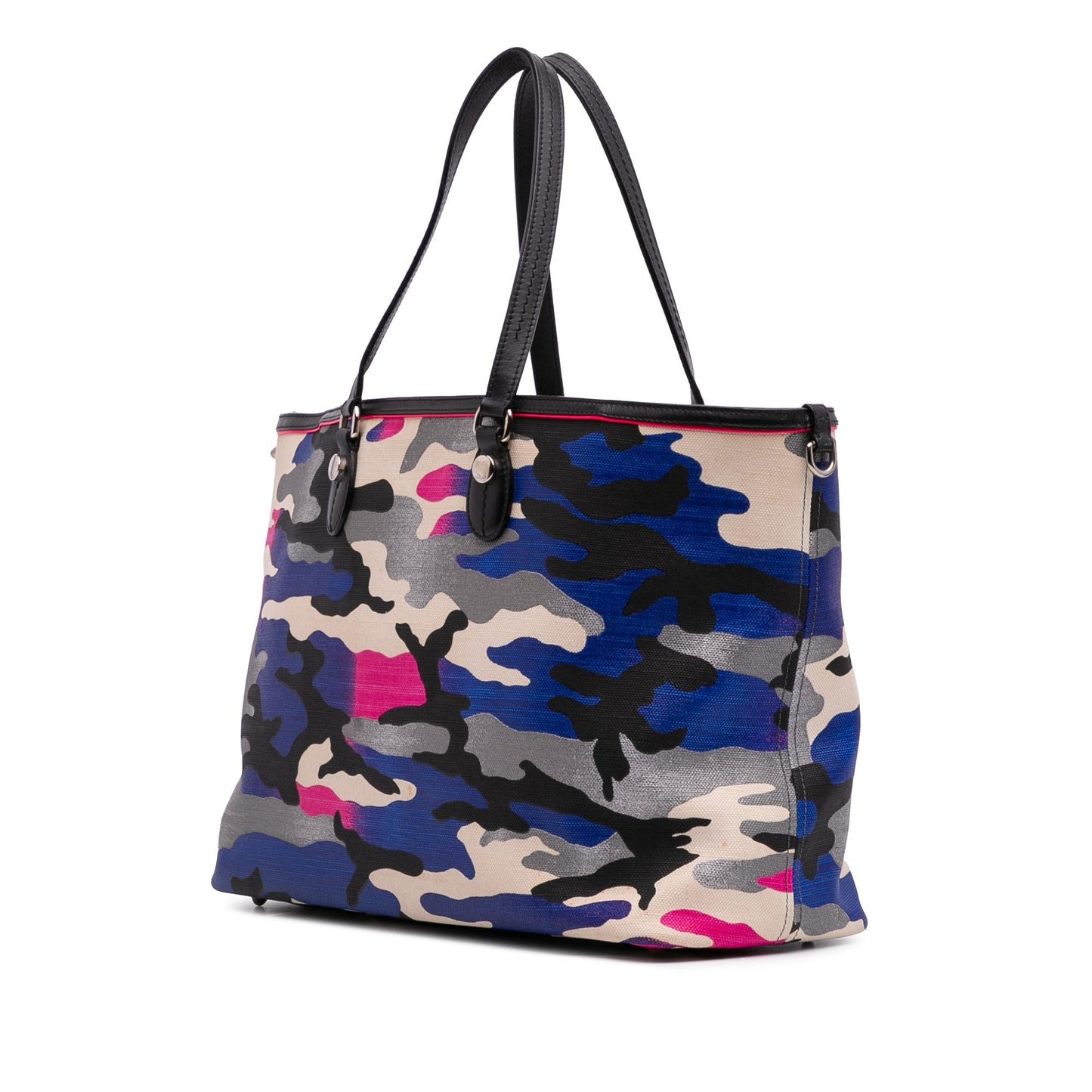 Dior Anselm Reyle Large Canvas Camoflage Tote
