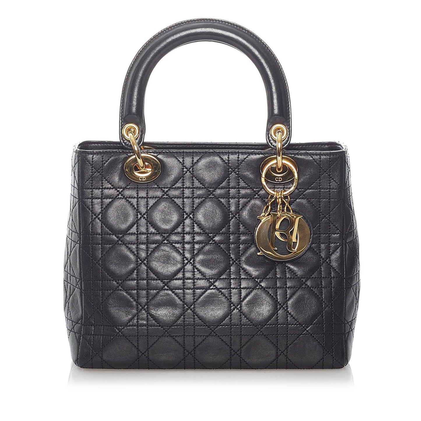 Dior Cannage Dior Lambskin Leather Handbag (SHG-31012)