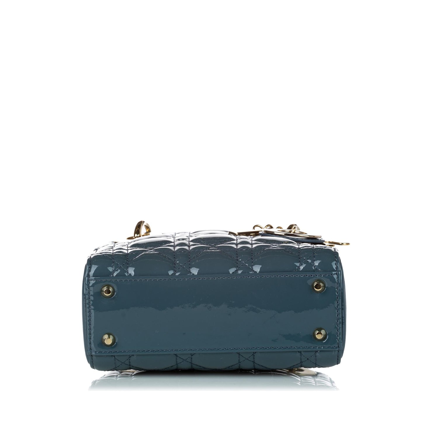 Dior Cannage Dior Patent Leather Satchel (SHG-30911)